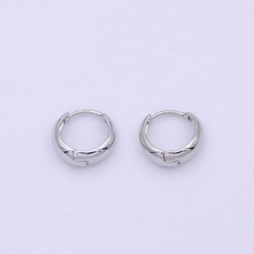 24K Gold Filled Huggie Hoops / Perfect for Every Day Wear / Minimalist Earring Jewelry / Perfect Gift For Her and For Girls P-033 P-036 P-038 P-249