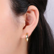 24K Gold Filled Huggie Hoops / Perfect for Every Day Wear / Minimalist Earring Jewelry / Perfect Gift For Her and For Girls P-033 P-036 P-038 P-249