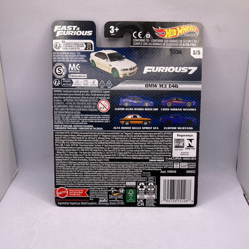 Hot Wheels BMW M3 E46 Diecast