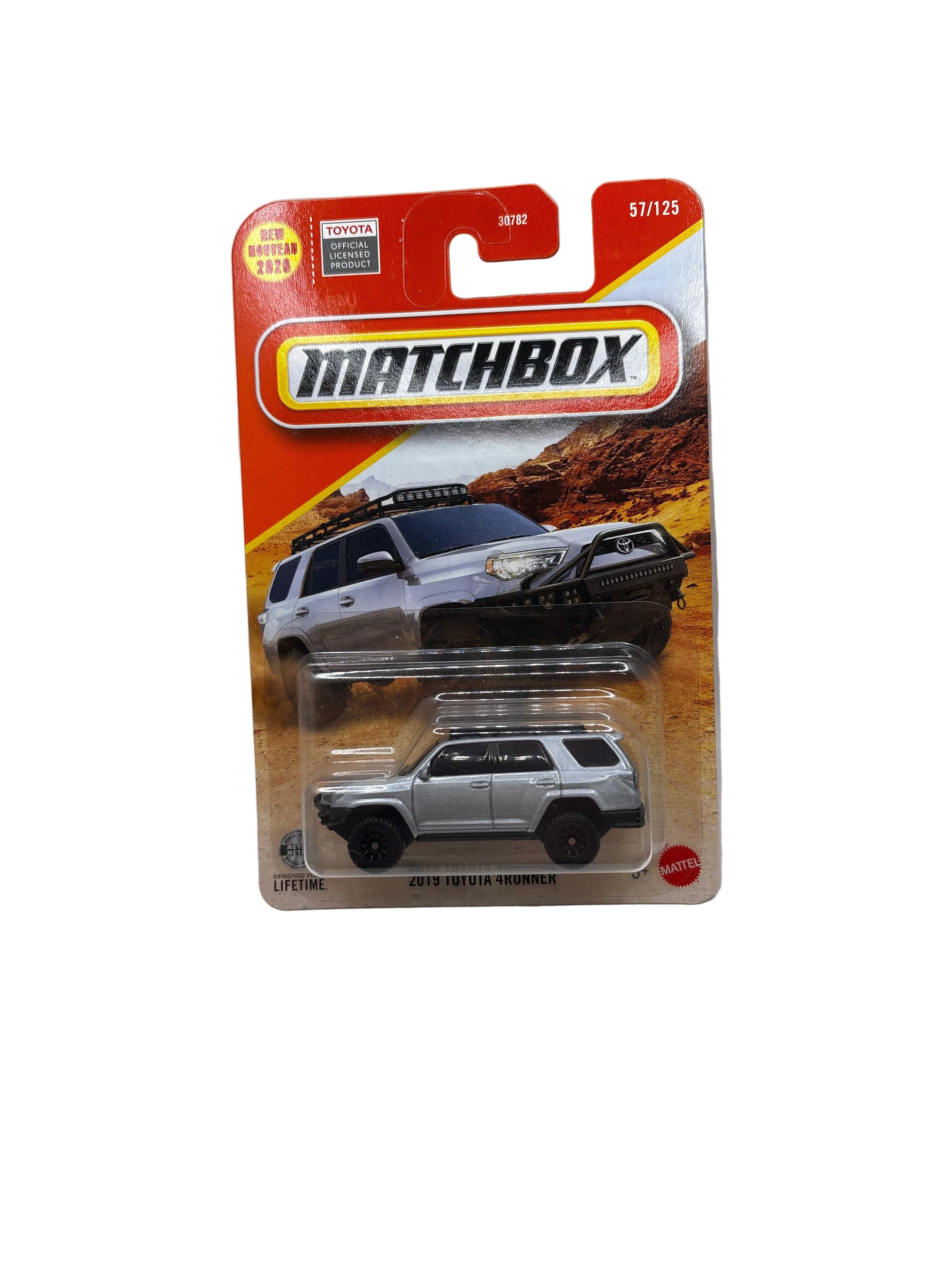 Matchbox 2019 Toyota 4Runner Diecast silver