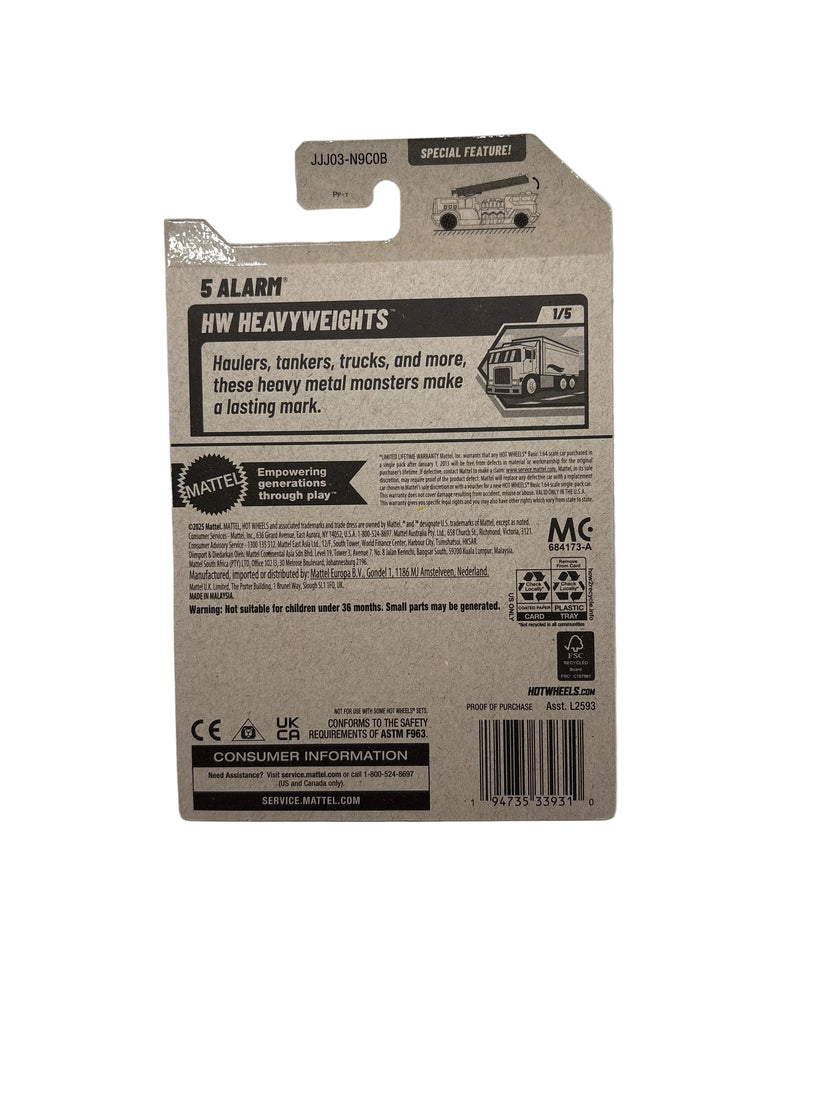 Hot Wheels 5 Alarm Diecast Purple