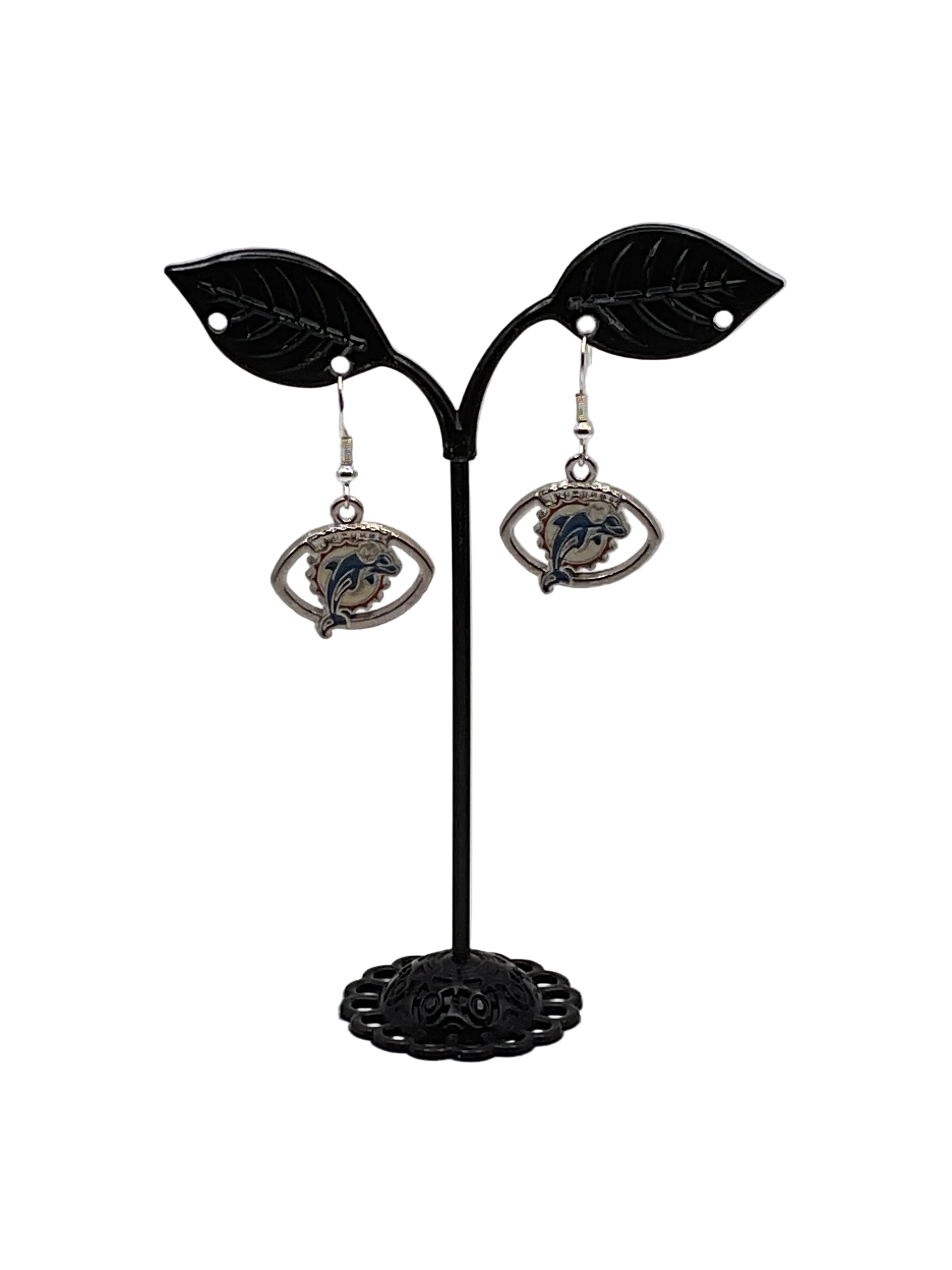 Football Shaped Football Earrings