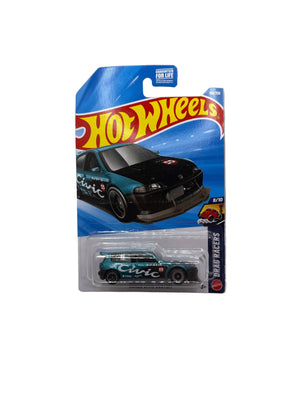 Hot Wheels Honda Civic Custom Diecast green