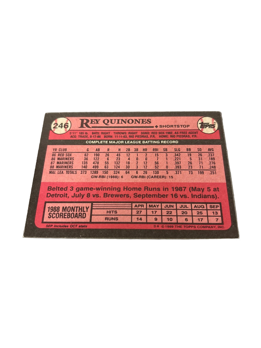 Topps Rey Quinones