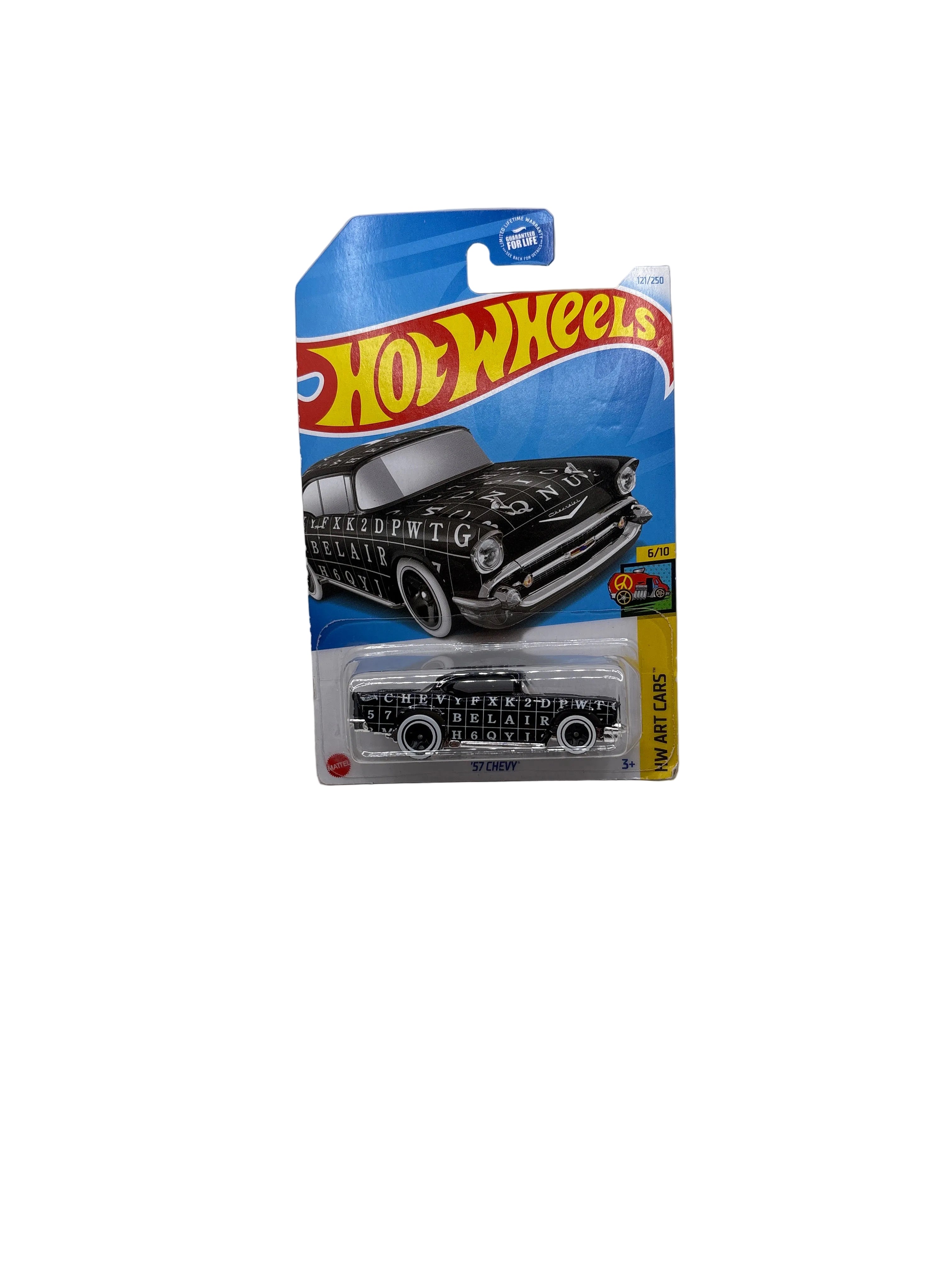 Hot Wheels 57 Chevy Diecast black