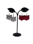 Cat Head Tag Earrings