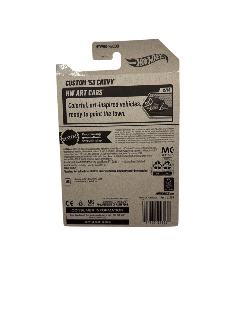 Hot Wheels Custom 53 Chevy Diecast green