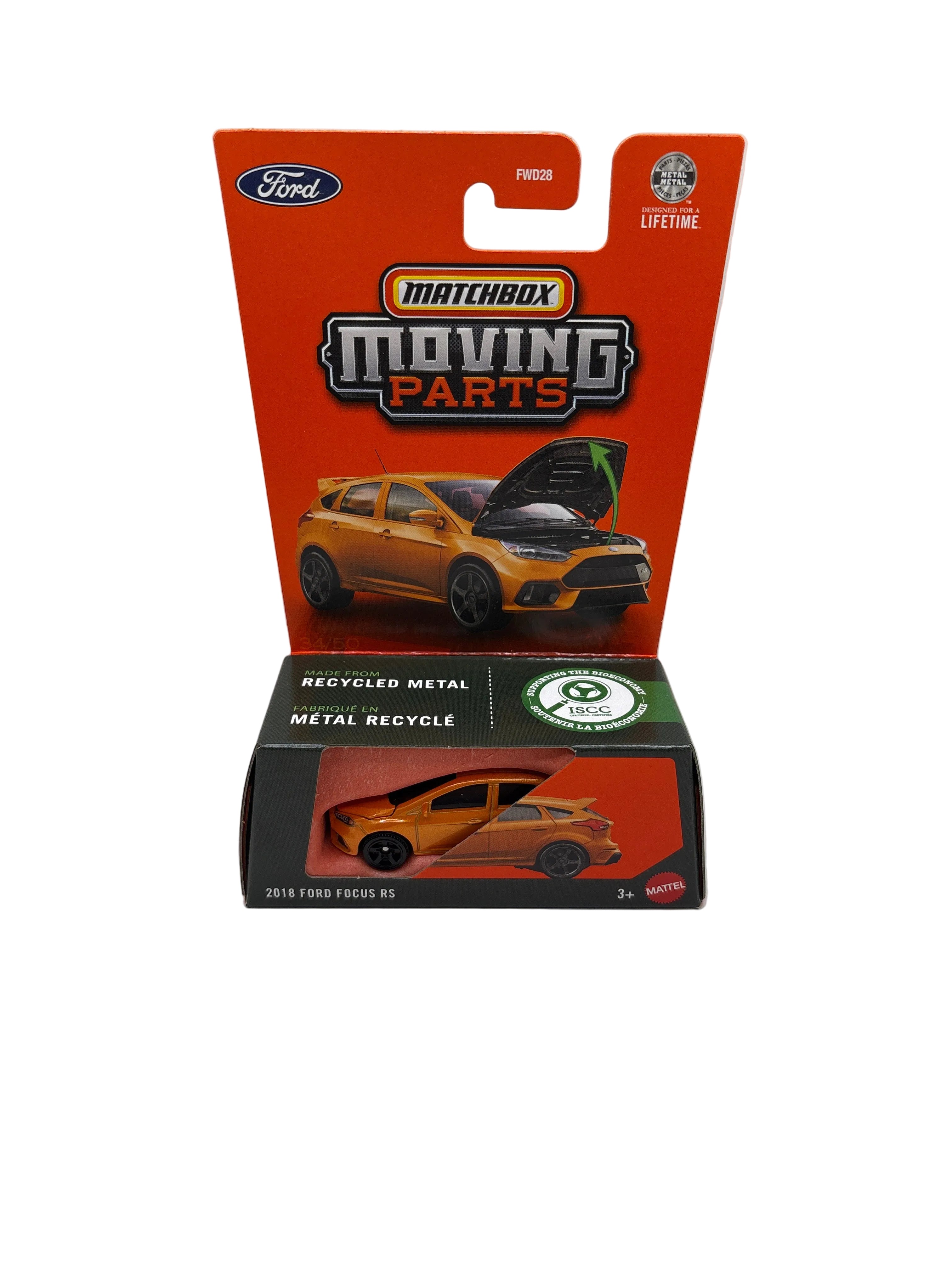 Matchbox 2018 Ford Focus RS Diecast