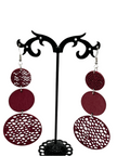 Wooden Dangle Earrings