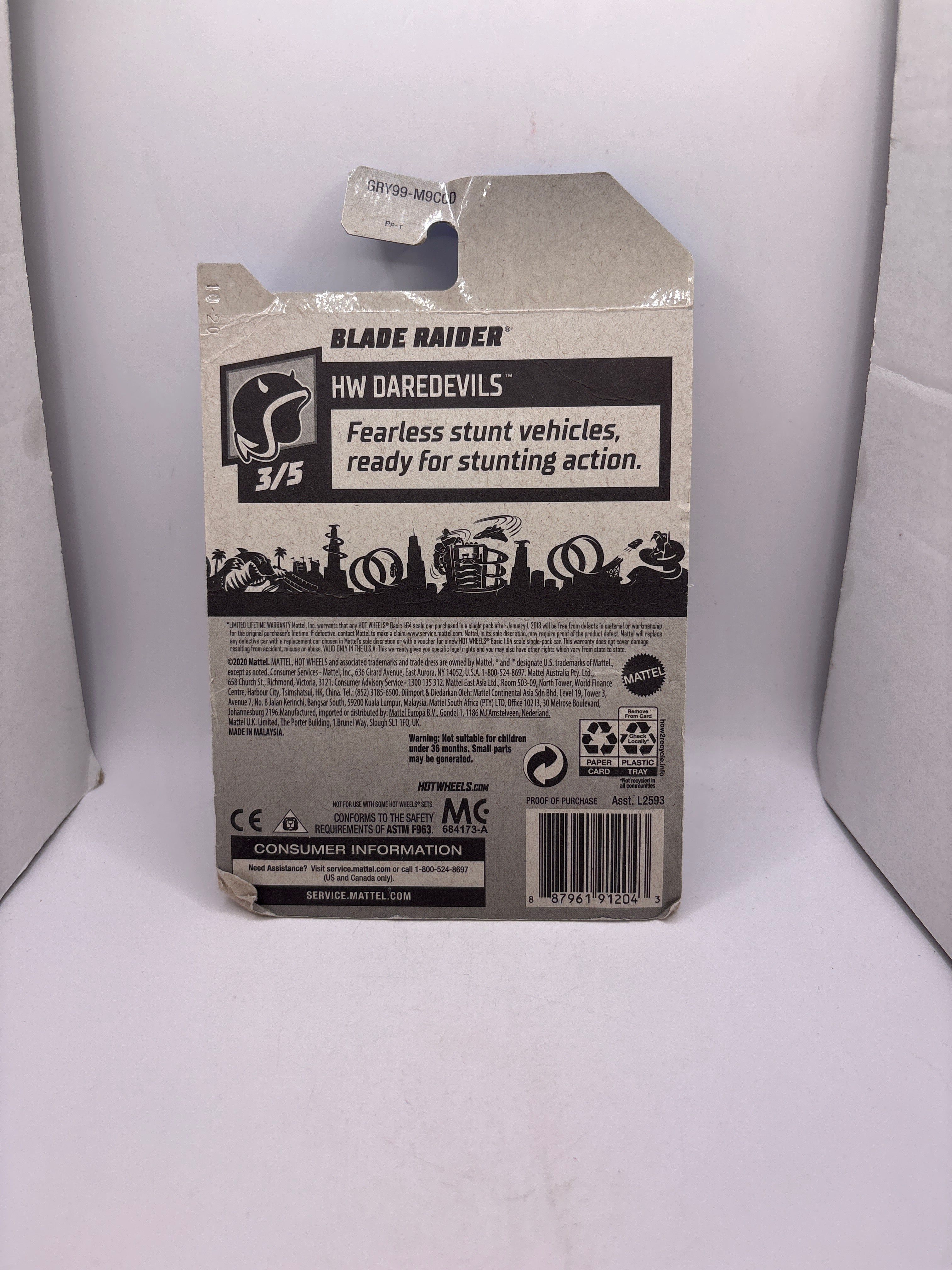 Hot Wheels Blade Raider Diecast blue