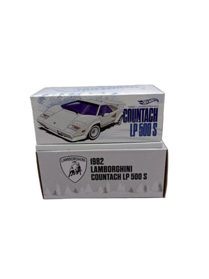 Hot Wheels 1982 Lamborghini Countach LP 500 S Diecast white