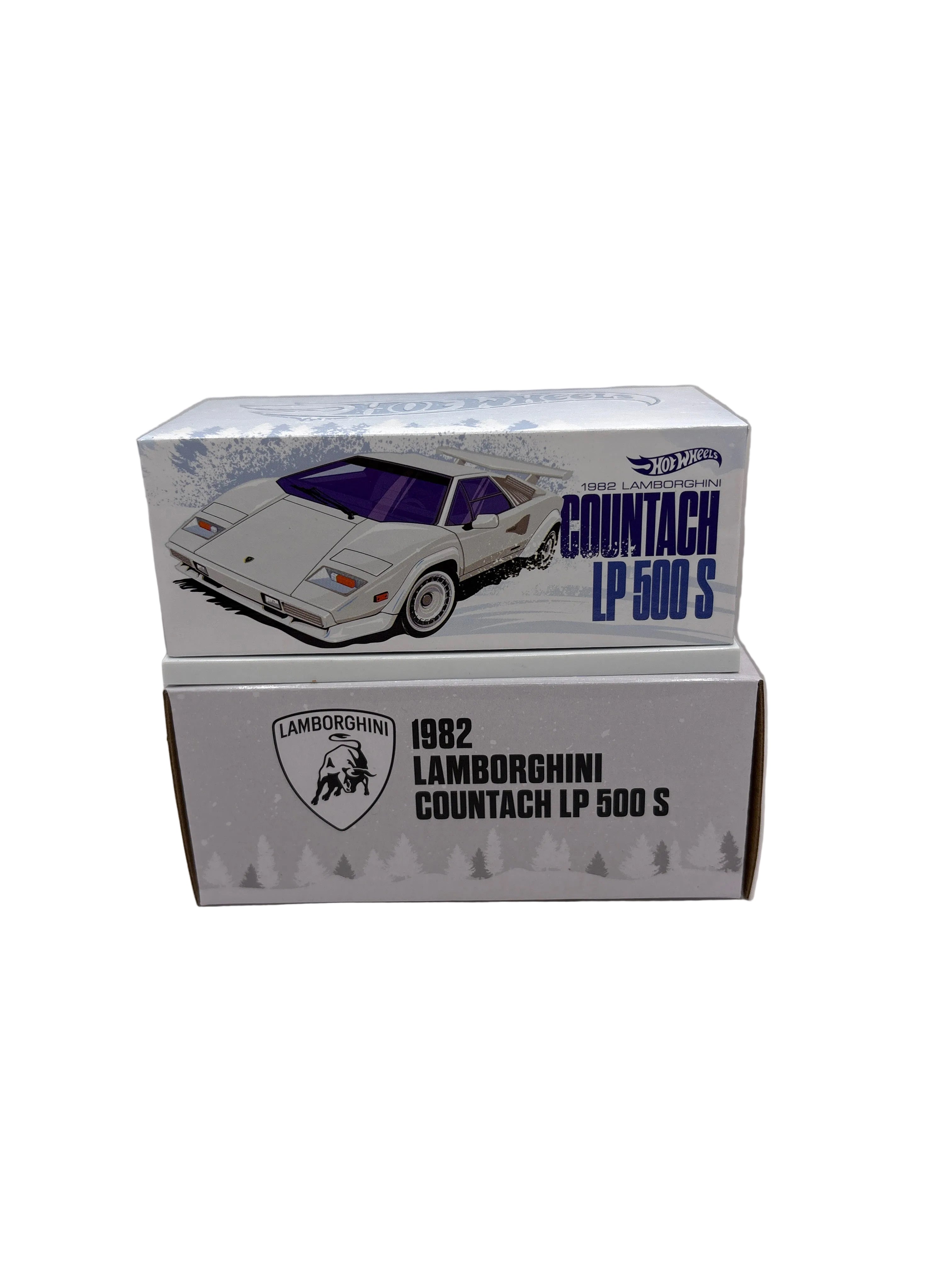 Hot Wheels 1982 Lamborghini Countach LP 500 S Diecast white