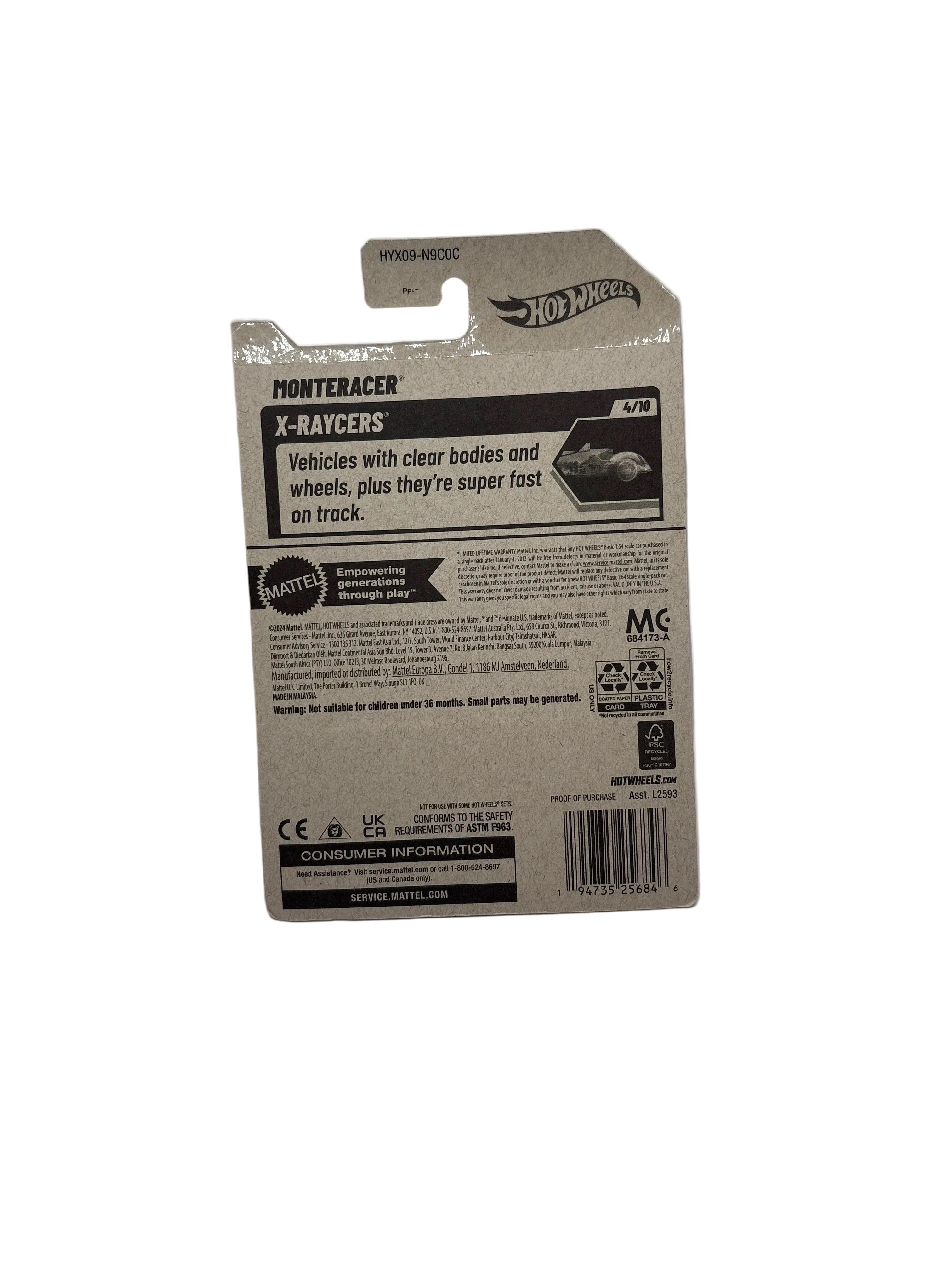 Hot Wheels Monteracer Diecast
