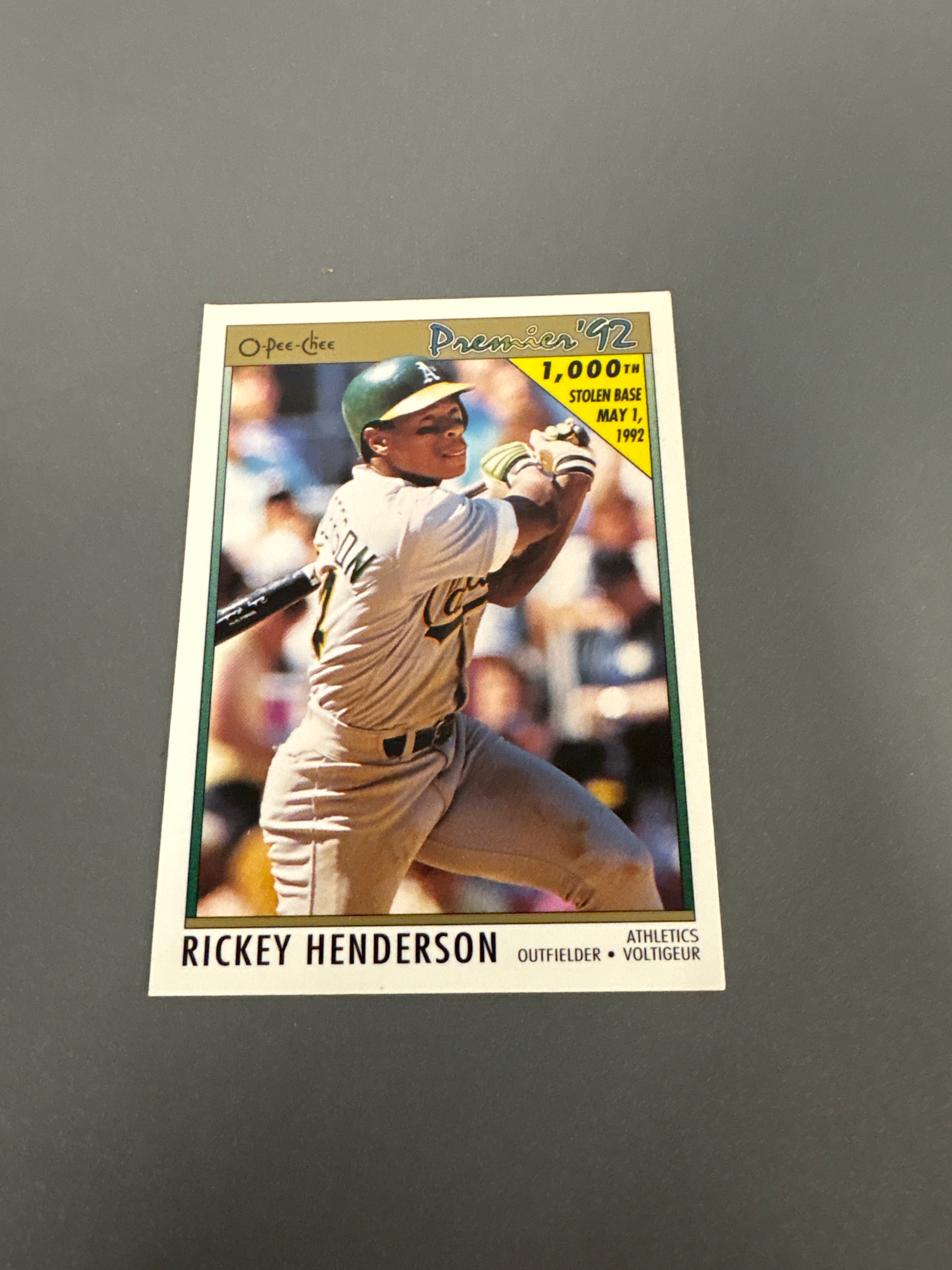 Premier Rickey Henderson