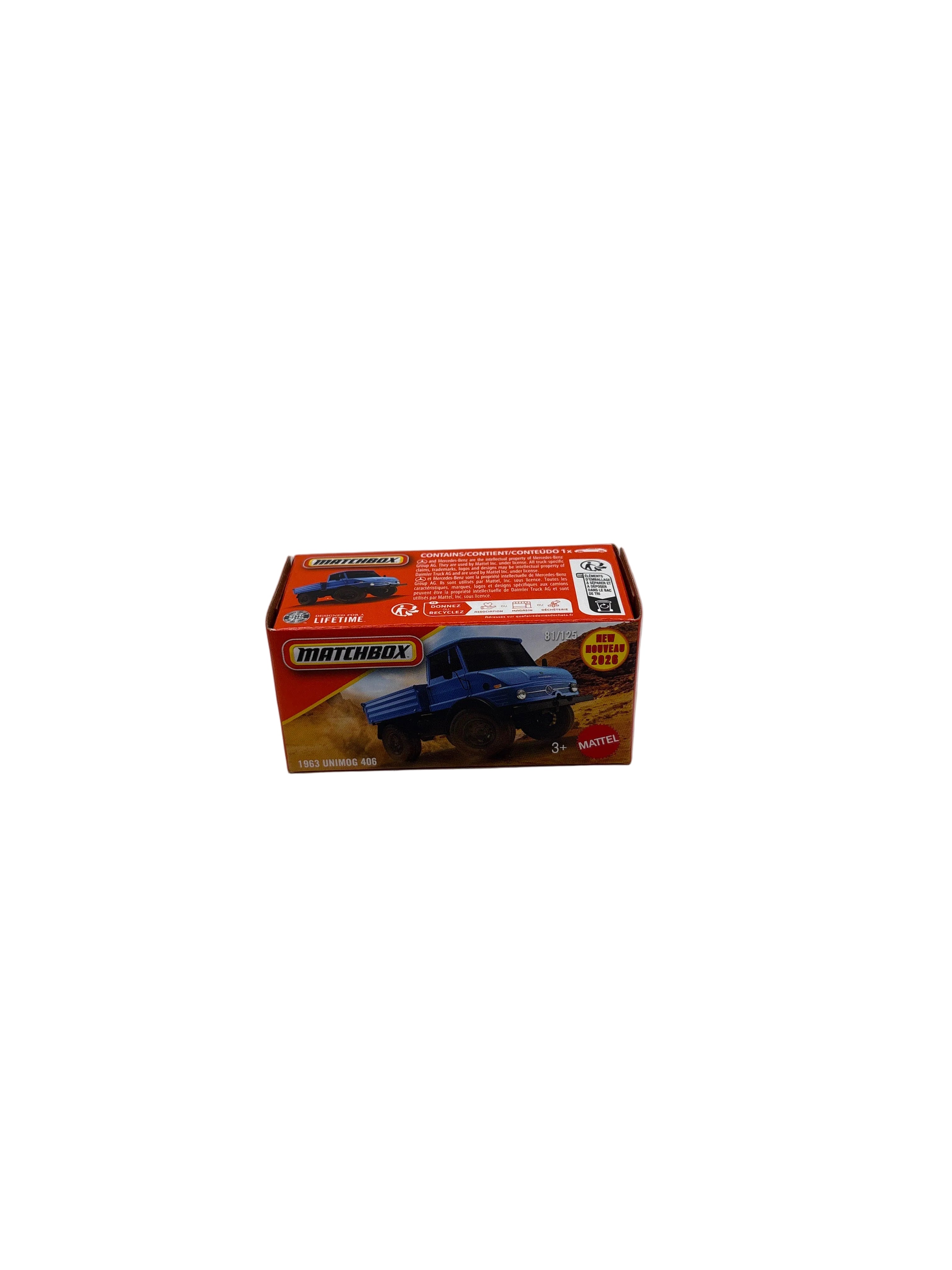 Matchbox 1963 Unimog 406 Diecast