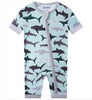Posh TOT Shark Frenzy Bamboo Shorty Romper