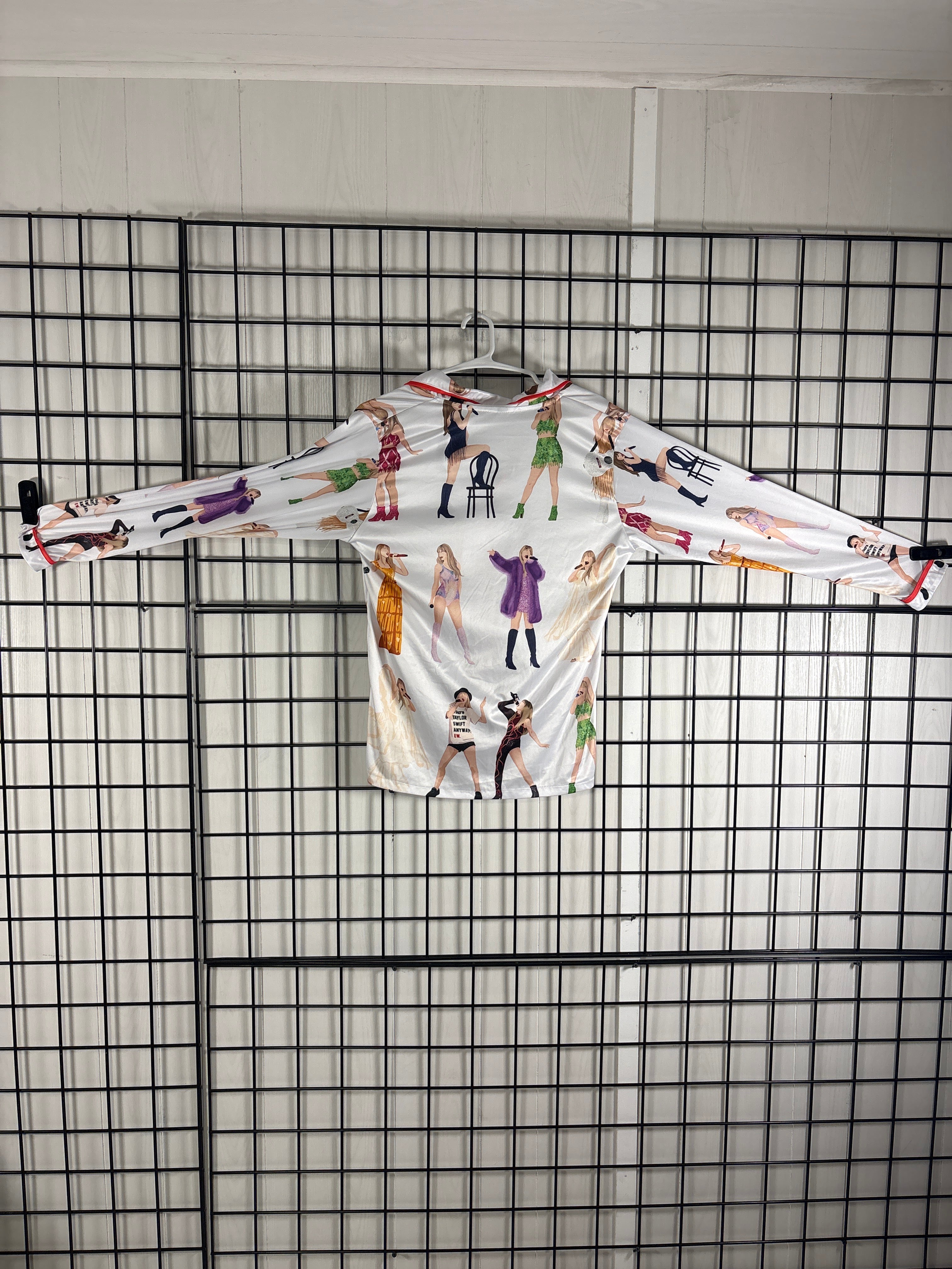 Taylor Swift Pajama Top white