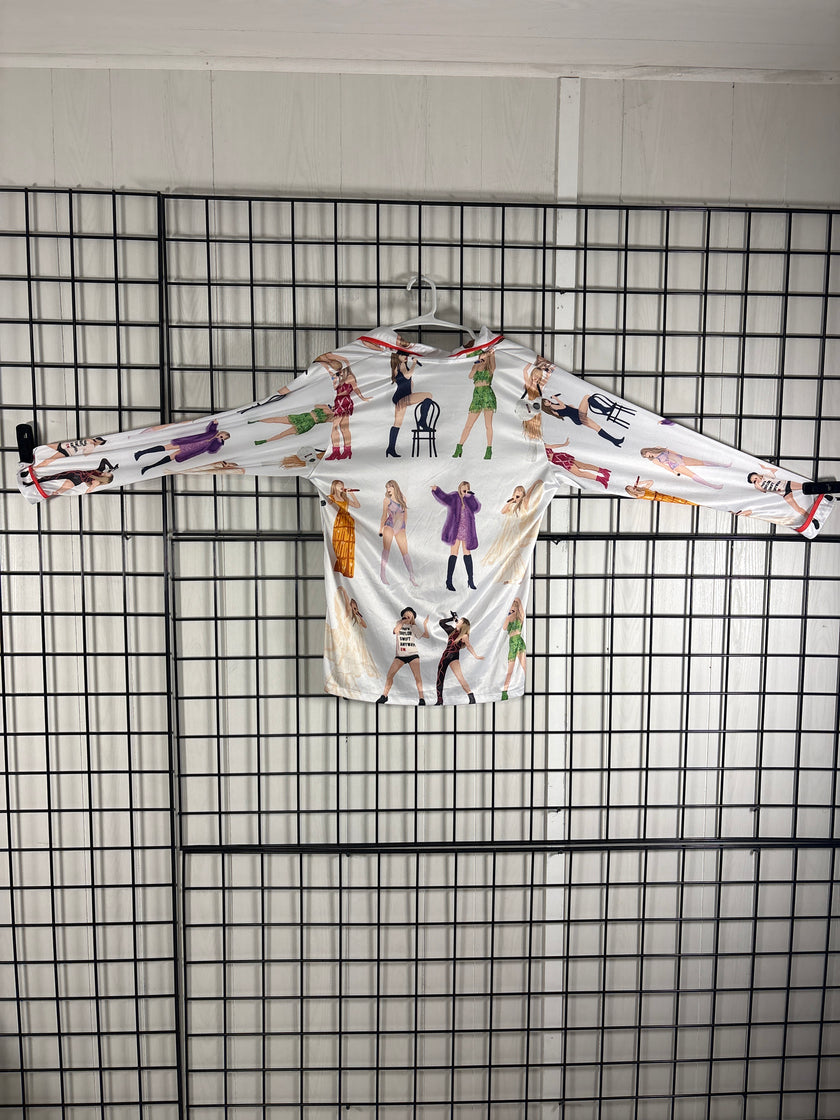 Taylor Swift Pajama Top white