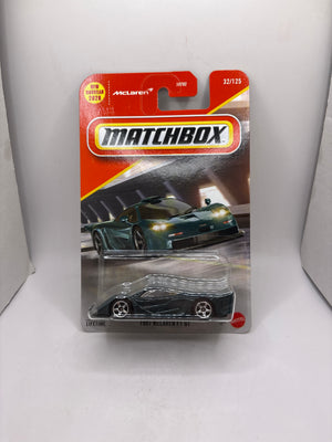 Matchbox 1997 McLaren F1 GT Diecast green