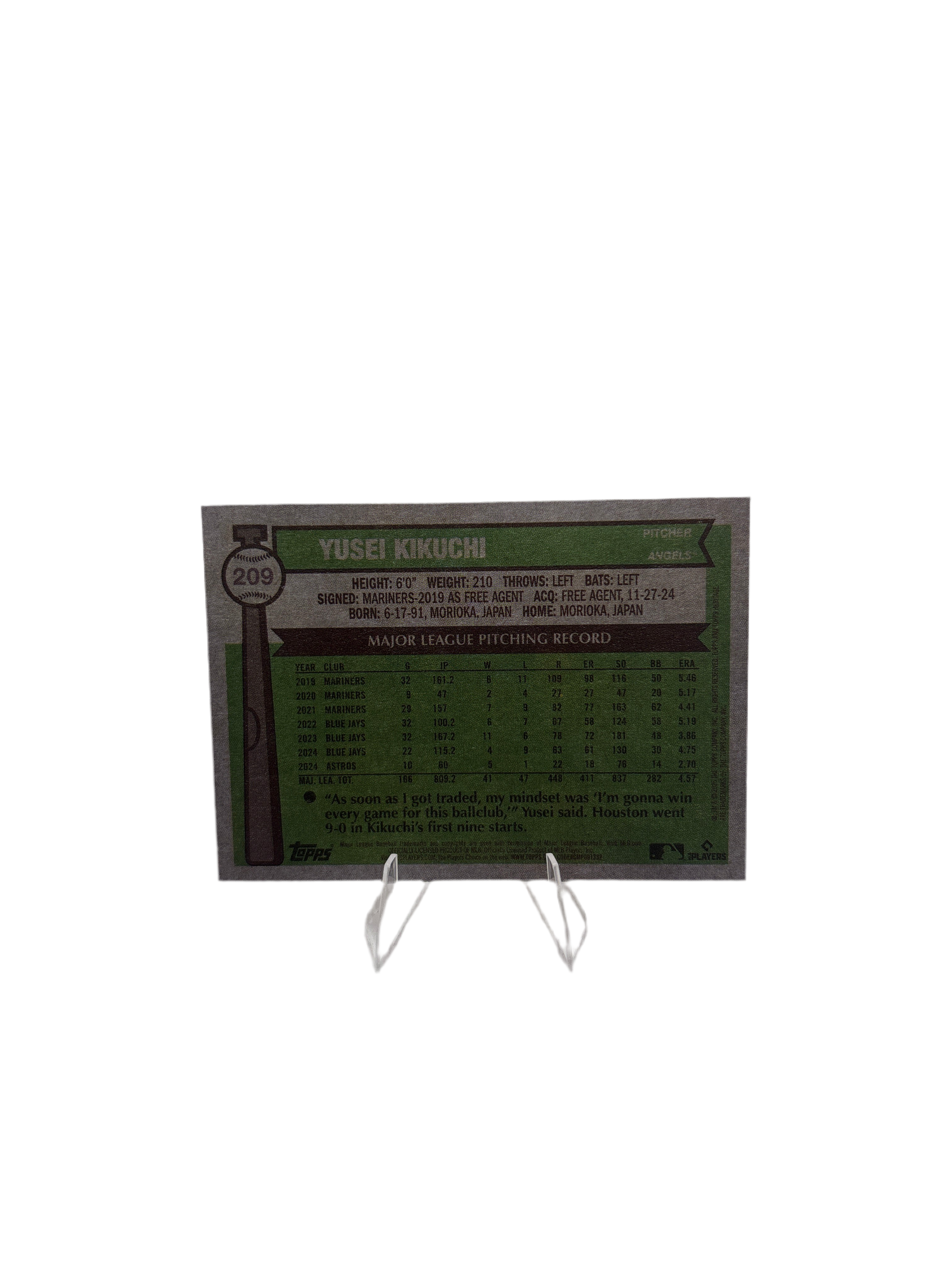 Topps Yusei Kikuchi