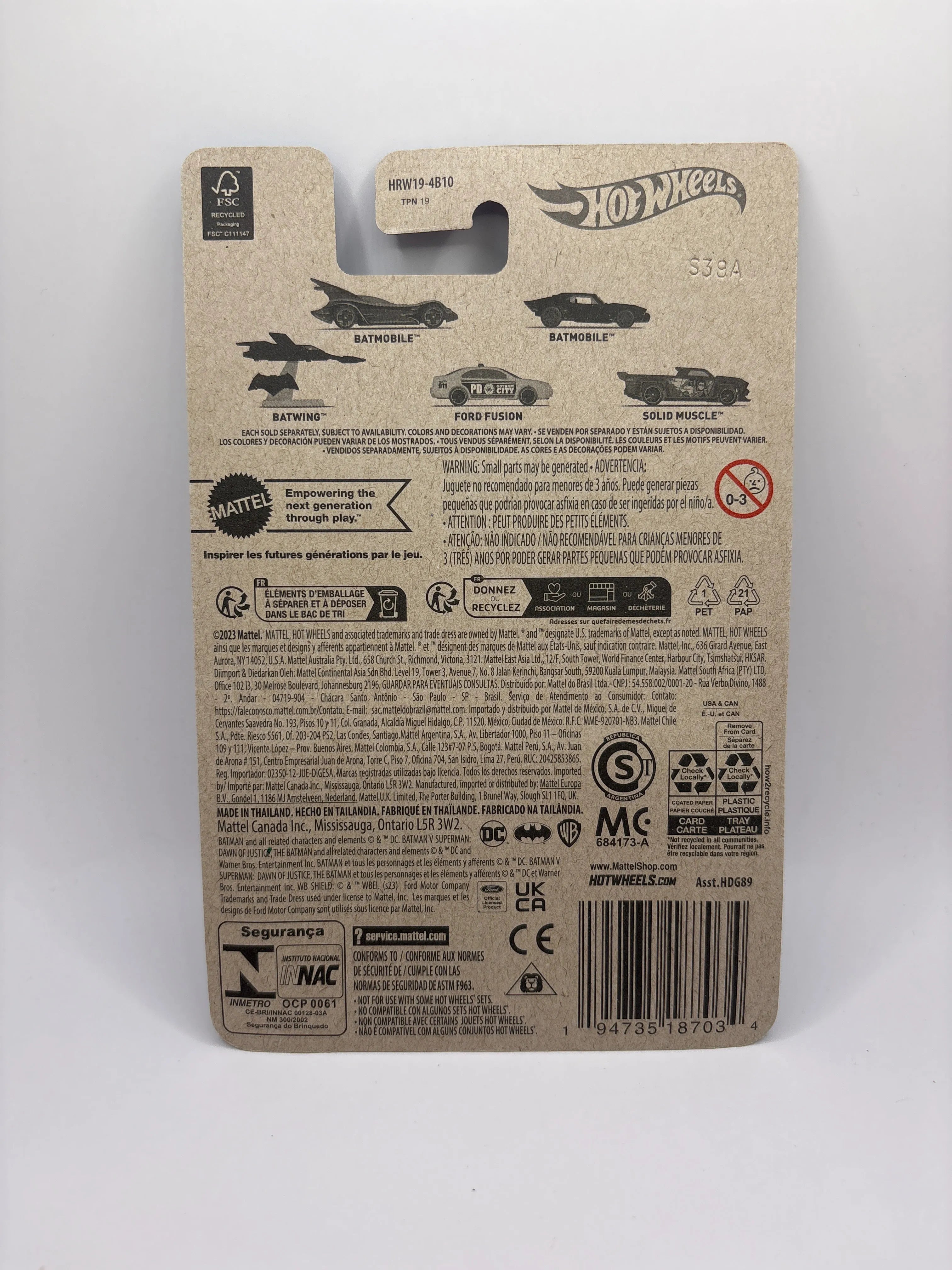 Hot Wheels Ford Fusion Diecast