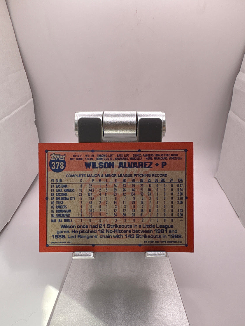 Topps Wilson Alvarez