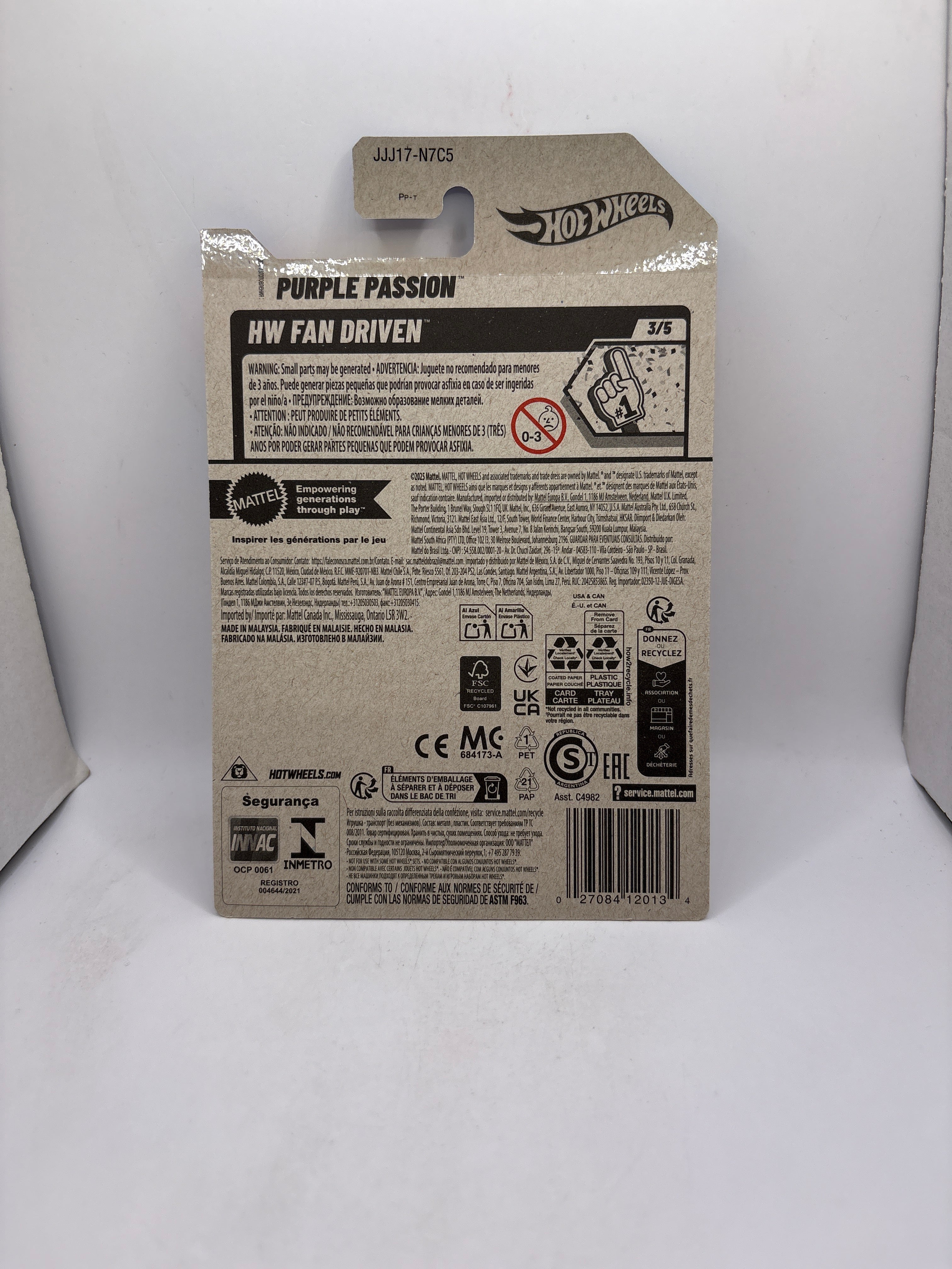 Hot Wheels Purple Passion Diecast