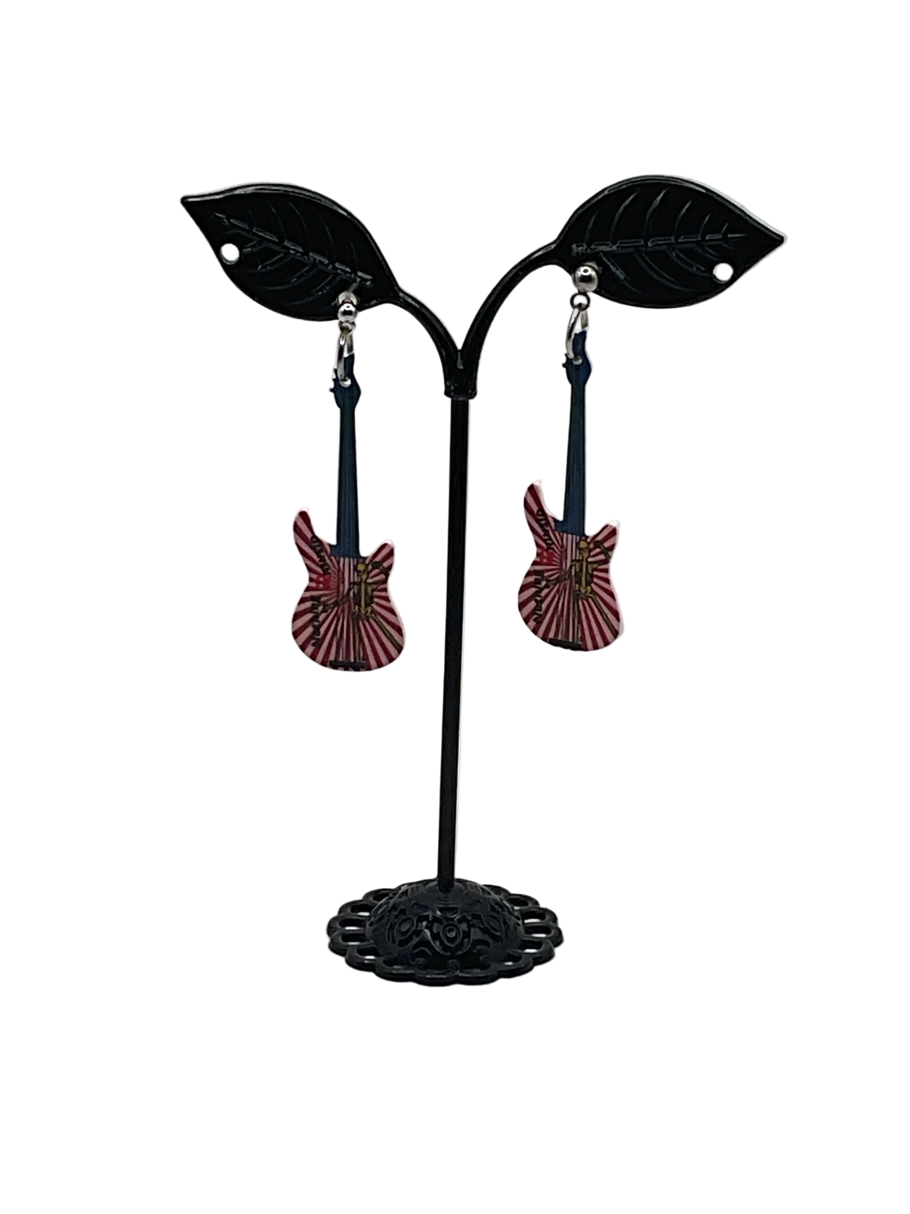 Guitar Earrings