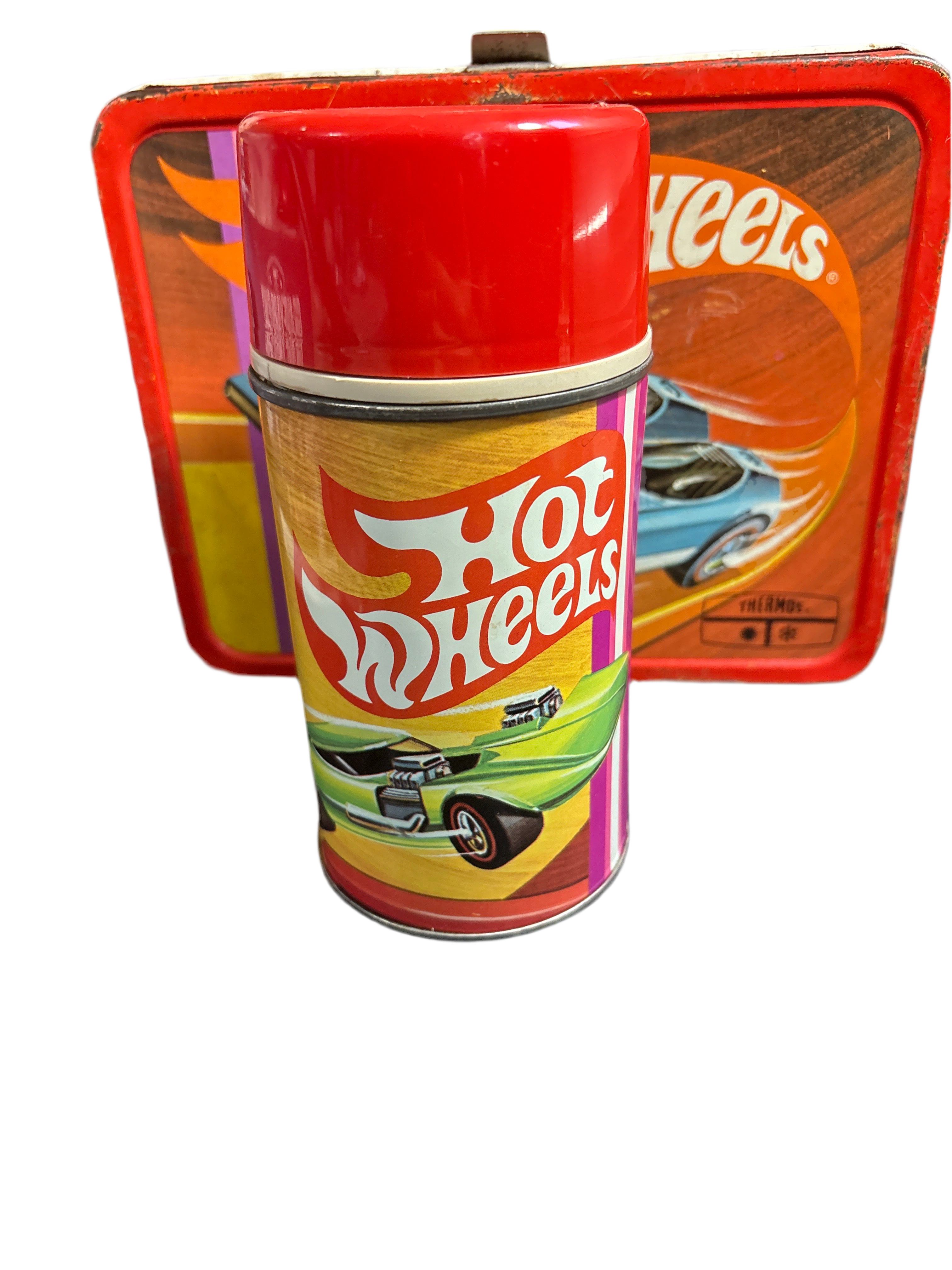 Hot Wheels Lunch Box With Thermos multi color