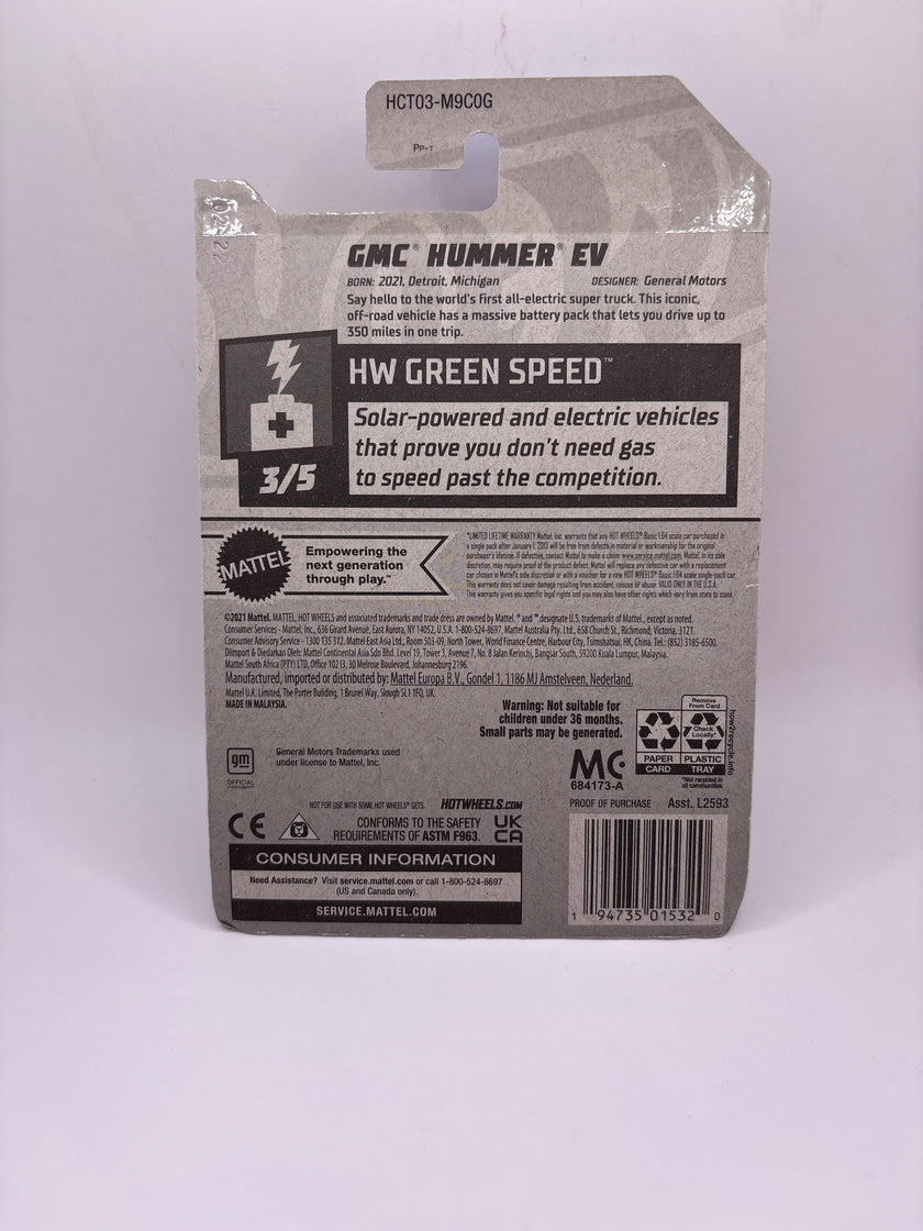Hot Wheels GMC Hummer EV Diecast