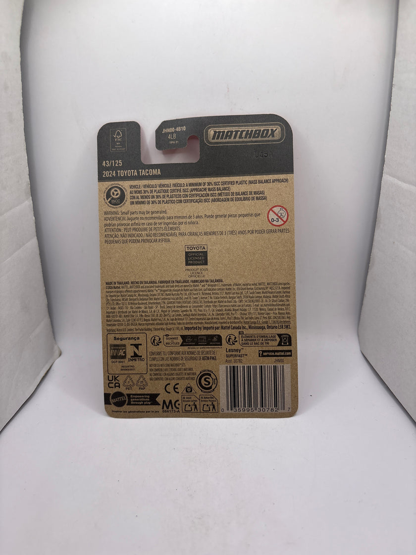 Matchbox 2024 Toyota Tacoma Diecast Brown