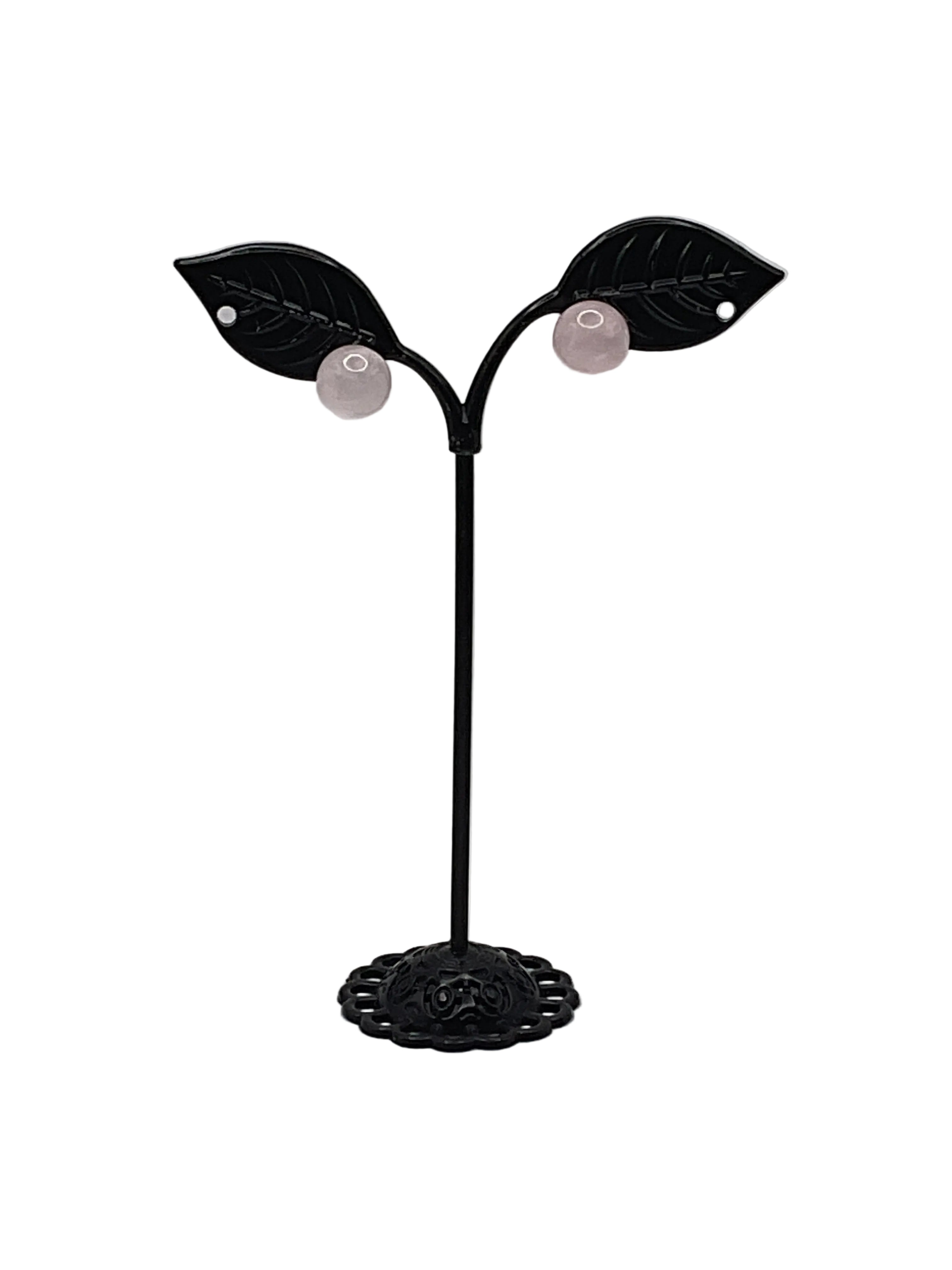 Round Stone Earrings