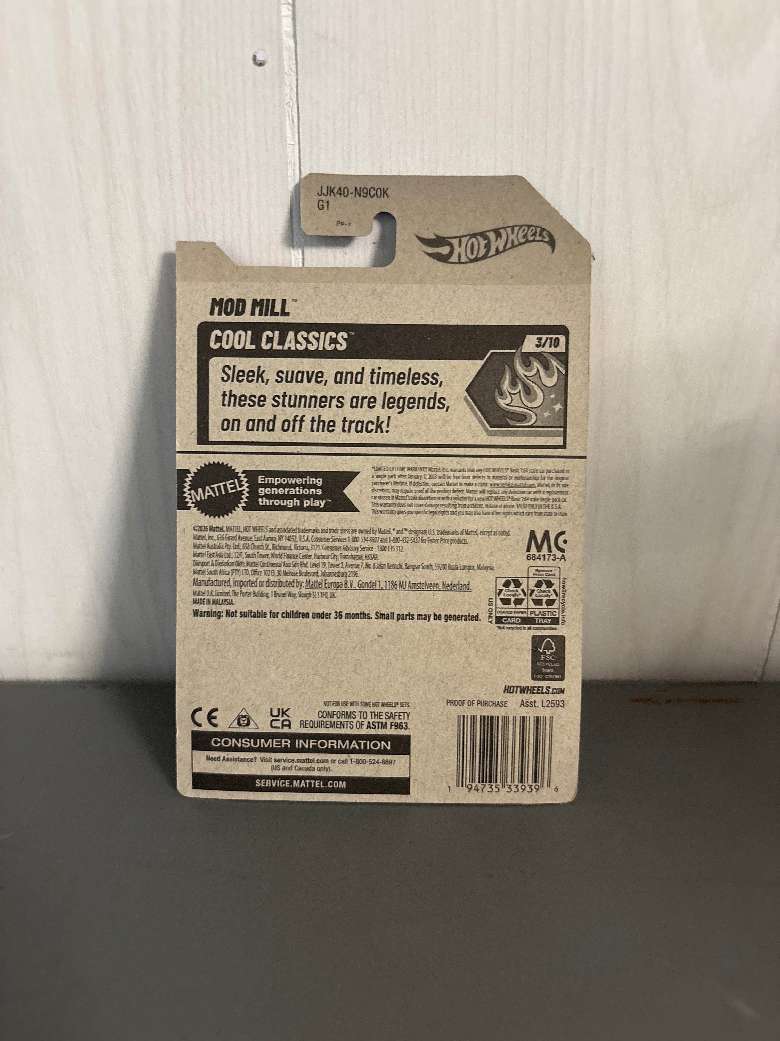 Hot Wheels Mod Mill Diecast