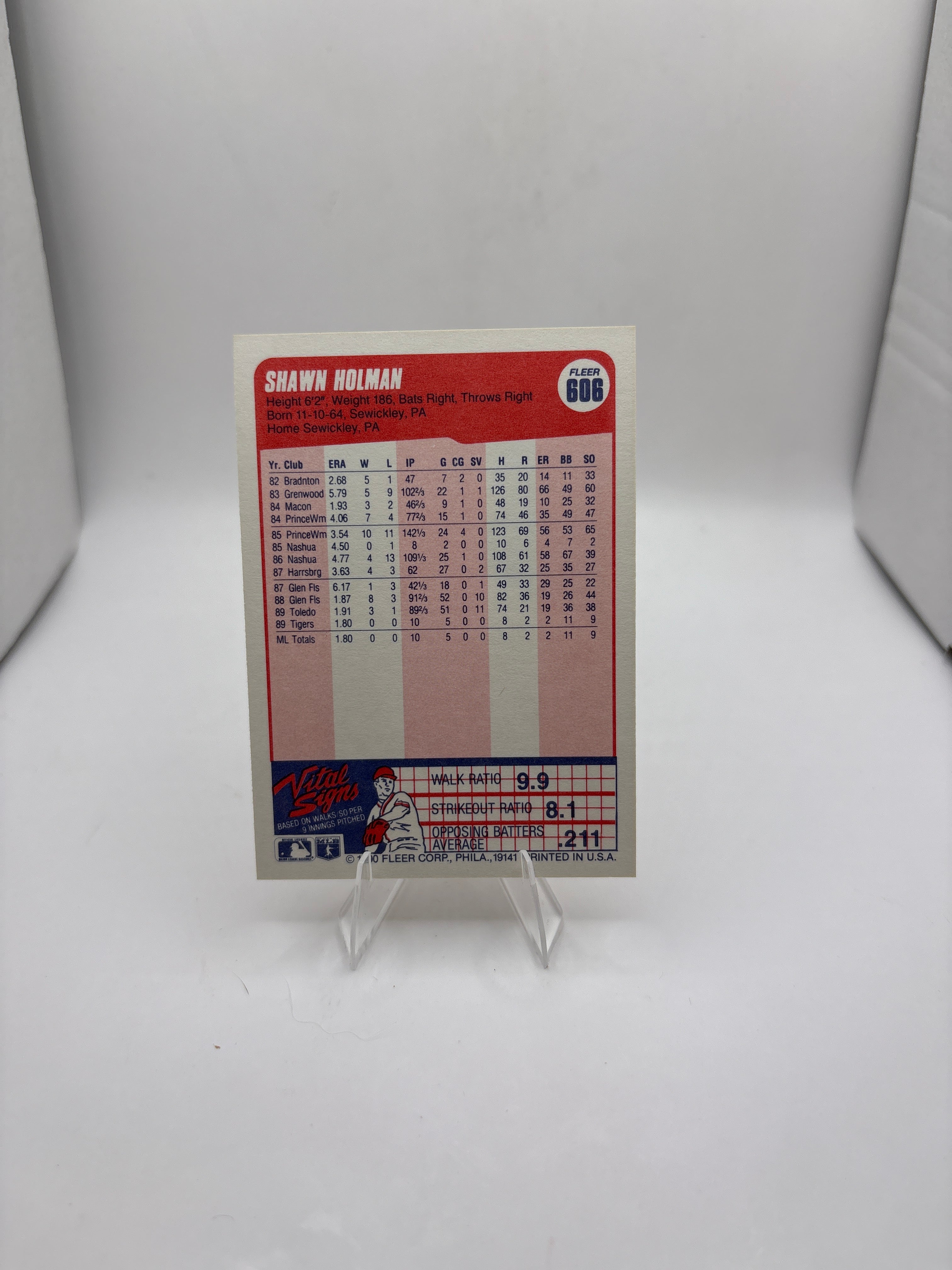 Fleer Shawn Holman