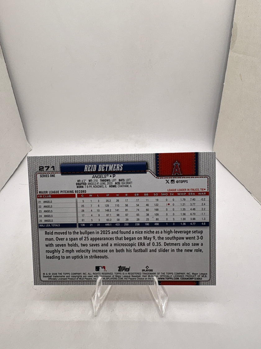 Topps Reid Detmers