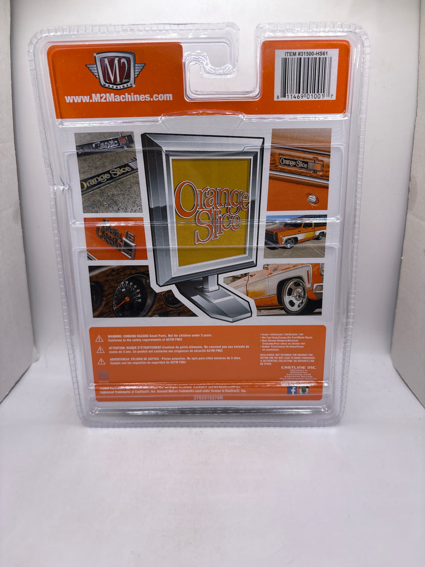 M2 1976 GMC Sierra Grande 15 Diecast orange