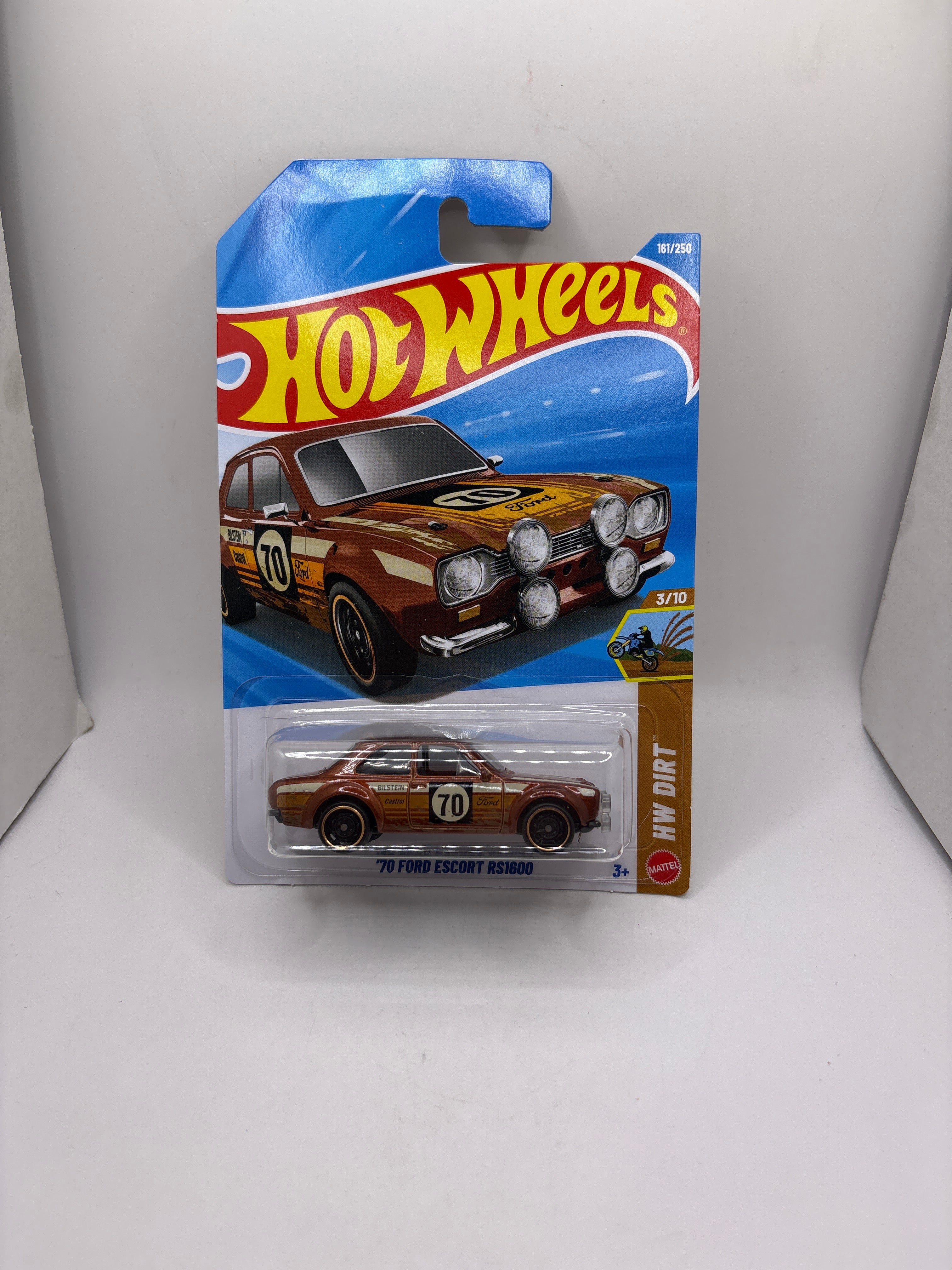 Hot Wheels 70 Ford Escort RS1600 Diecast brown