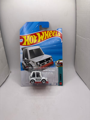 Hot Wheels Tooned Volkswagen Golf MK1 Diecast white