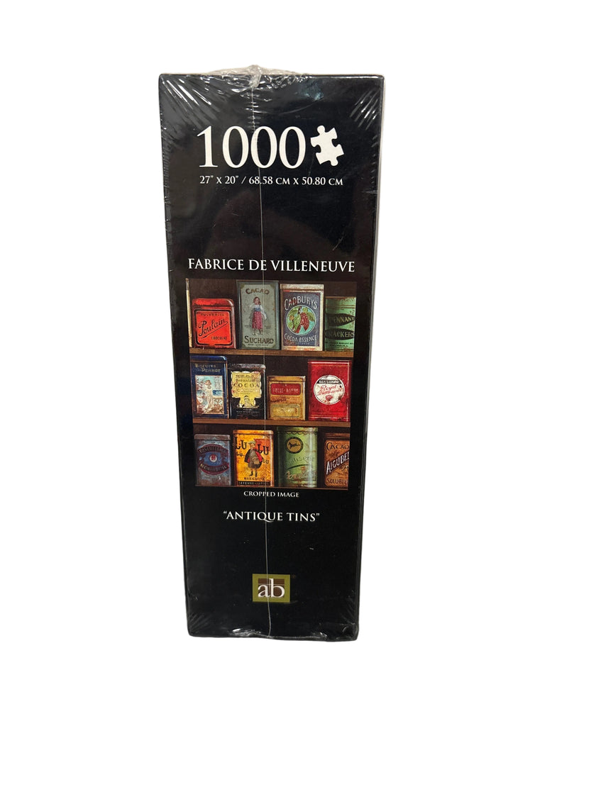Fabrice De Villeneuve Antique Tins Puzzle Sealed