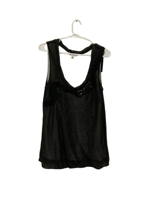 Black Jeweled Tank Top