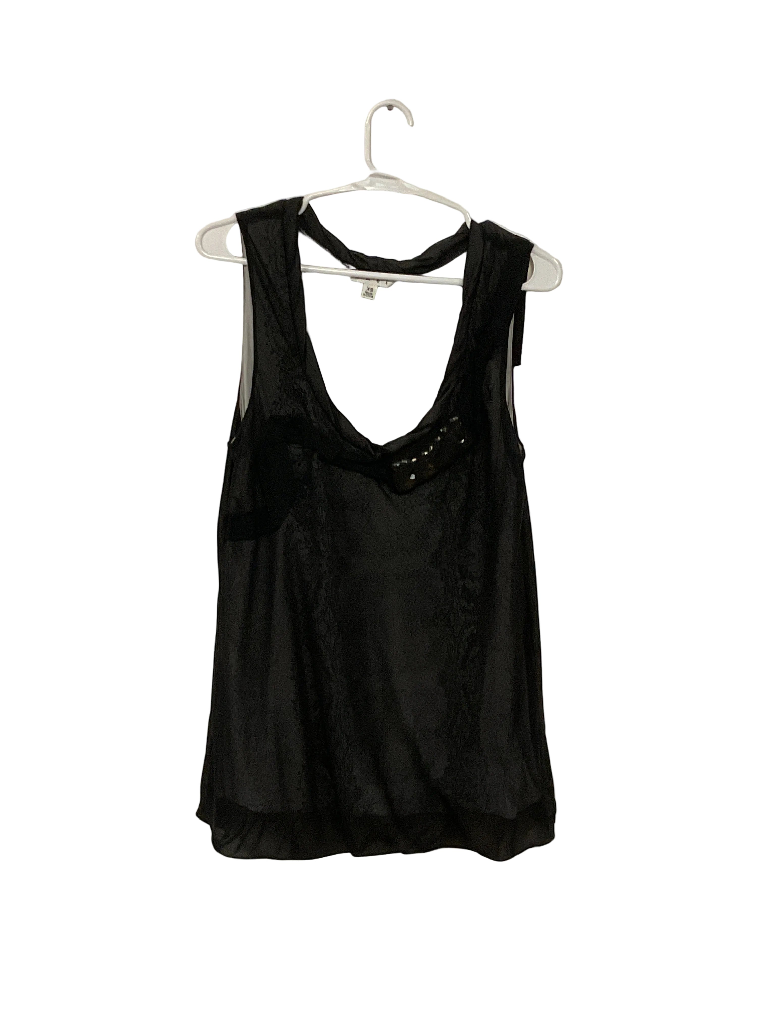 Black Jeweled Tank Top