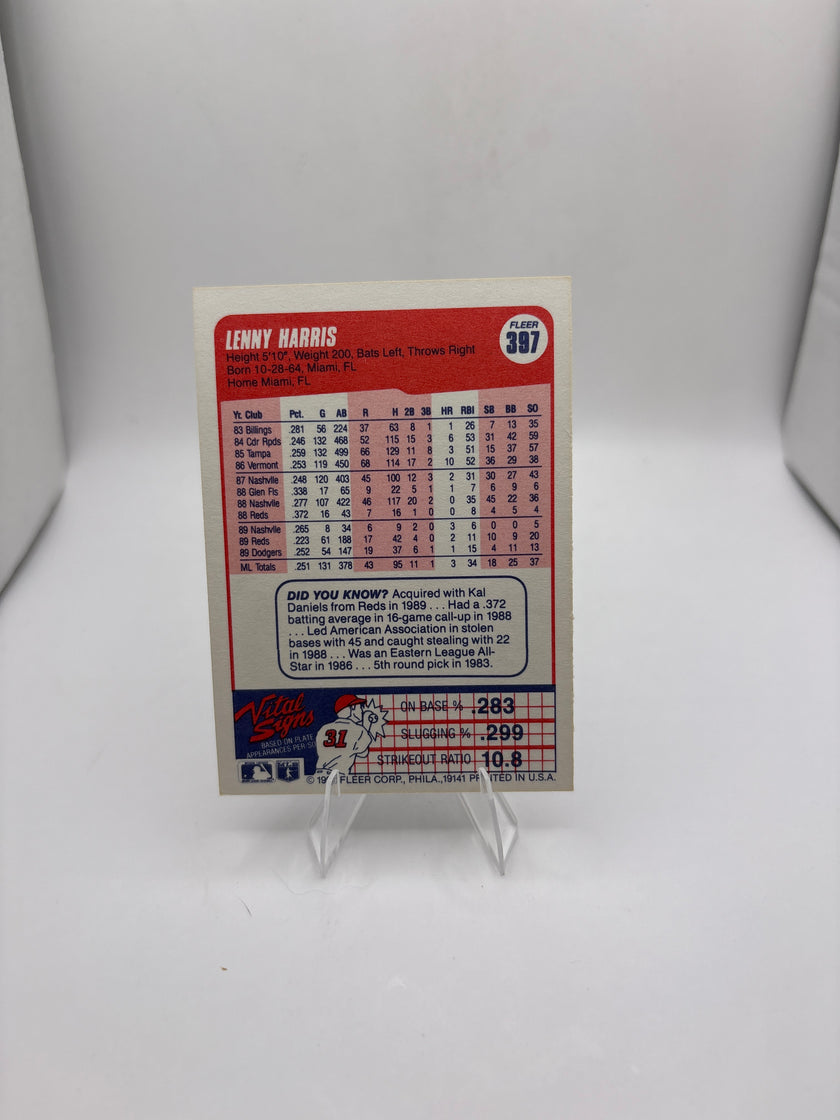 Fleer Lenny Harris