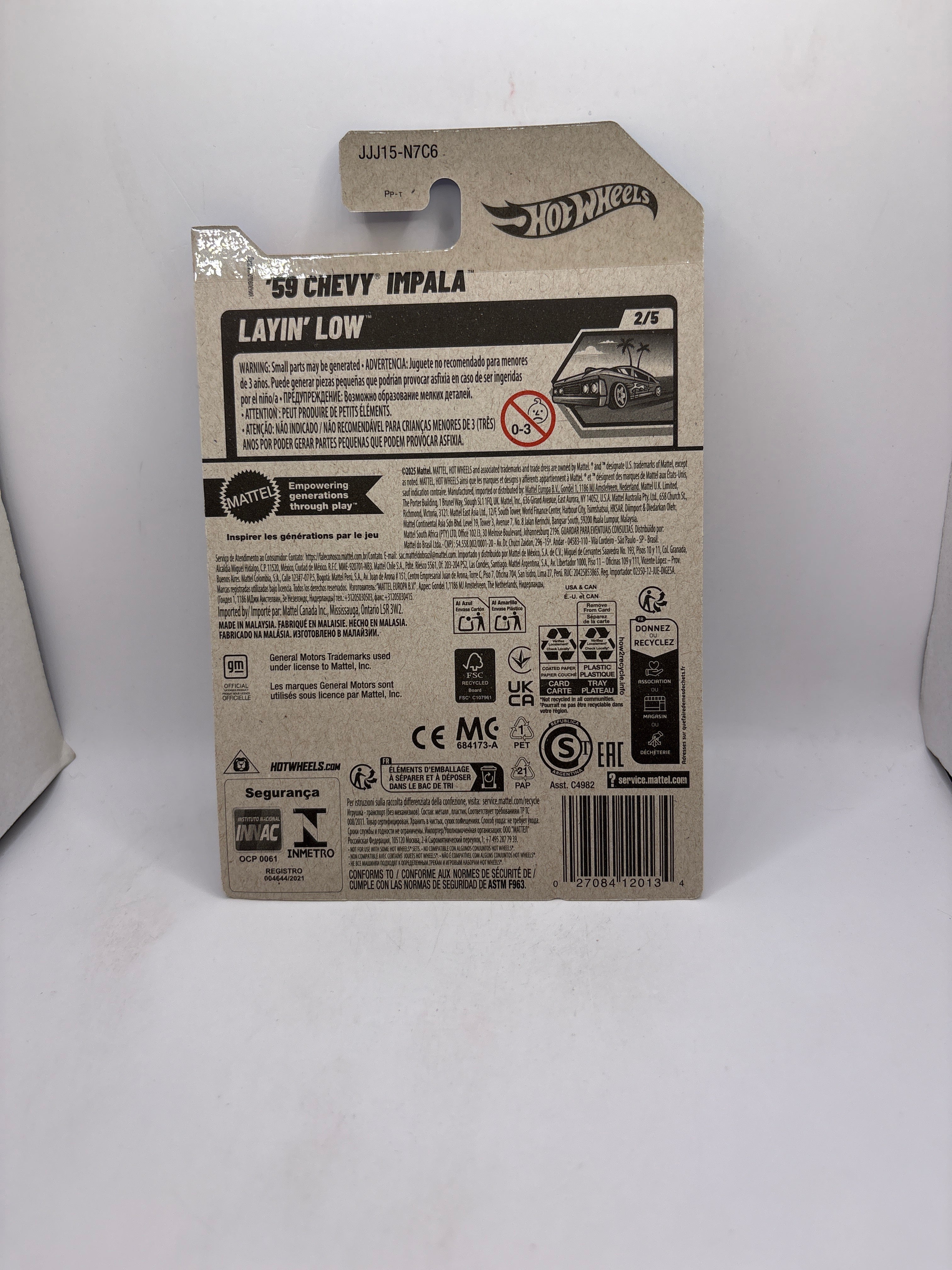 Hot Wheels 59 Chevy Impala Diecast