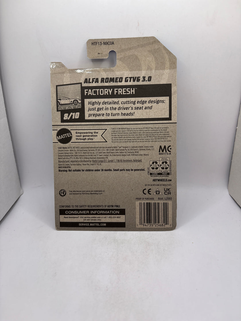 Hot Wheels Alfa Romeo GTV6 3.0 Diecast blue