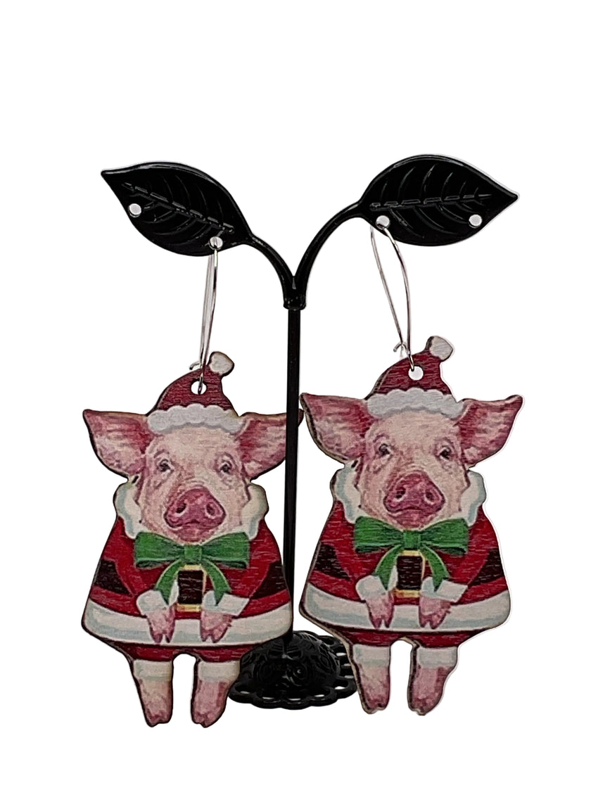 Large Christmas Earrings