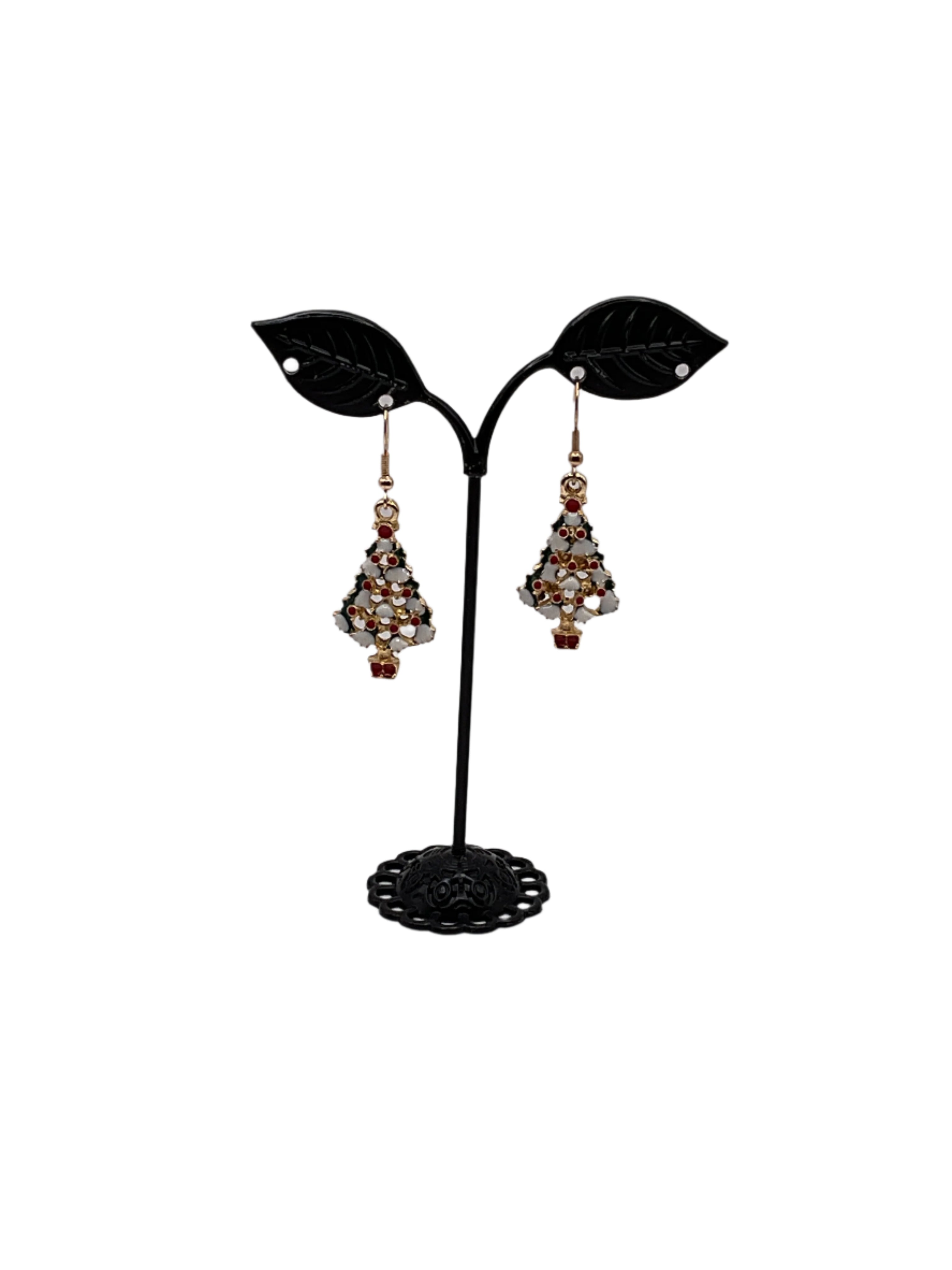 Christmas tree earrings