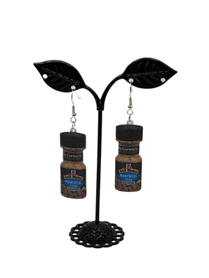 Montreal Steak seasoning earrings