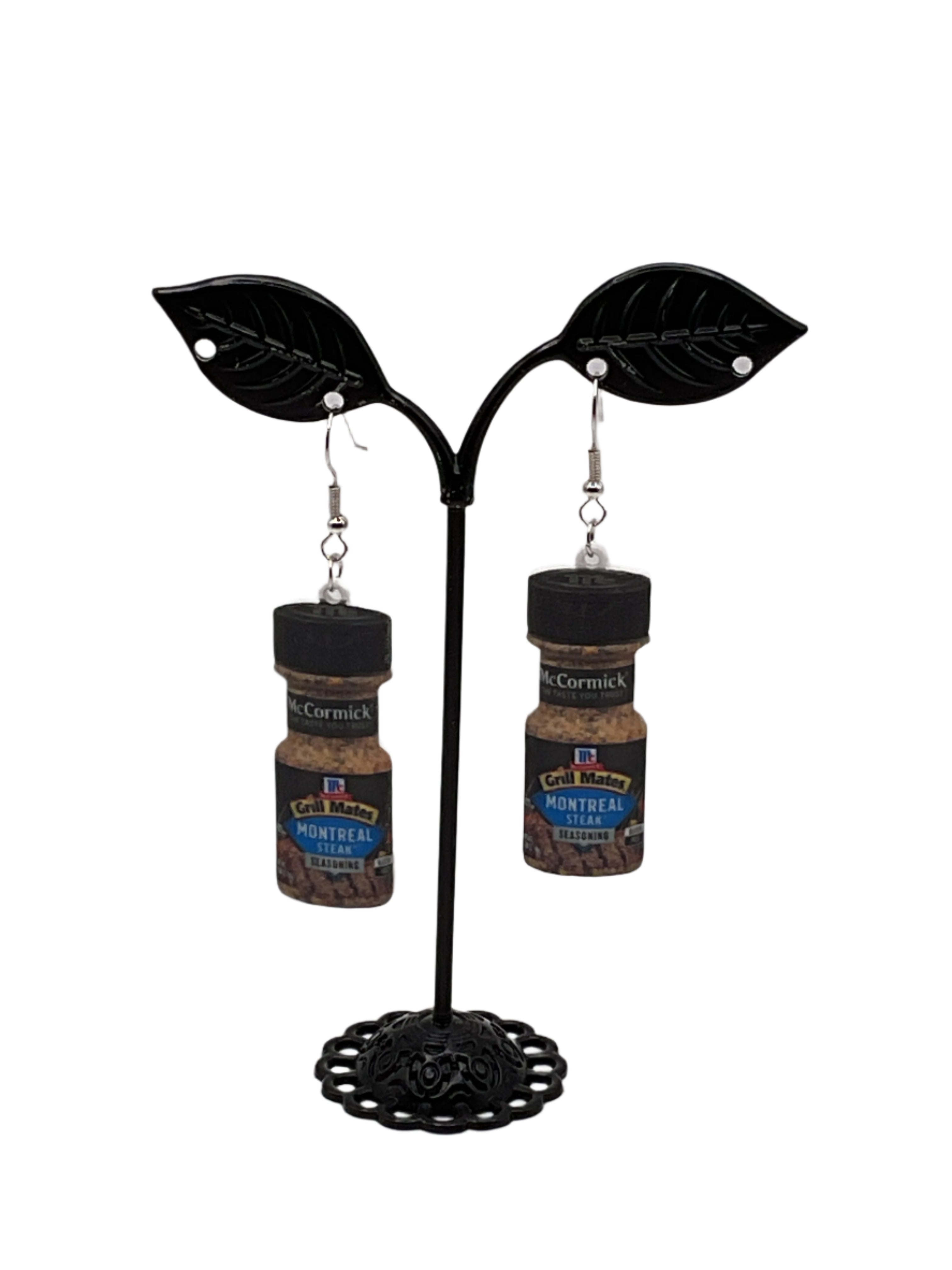 Montreal Steak seasoning earrings