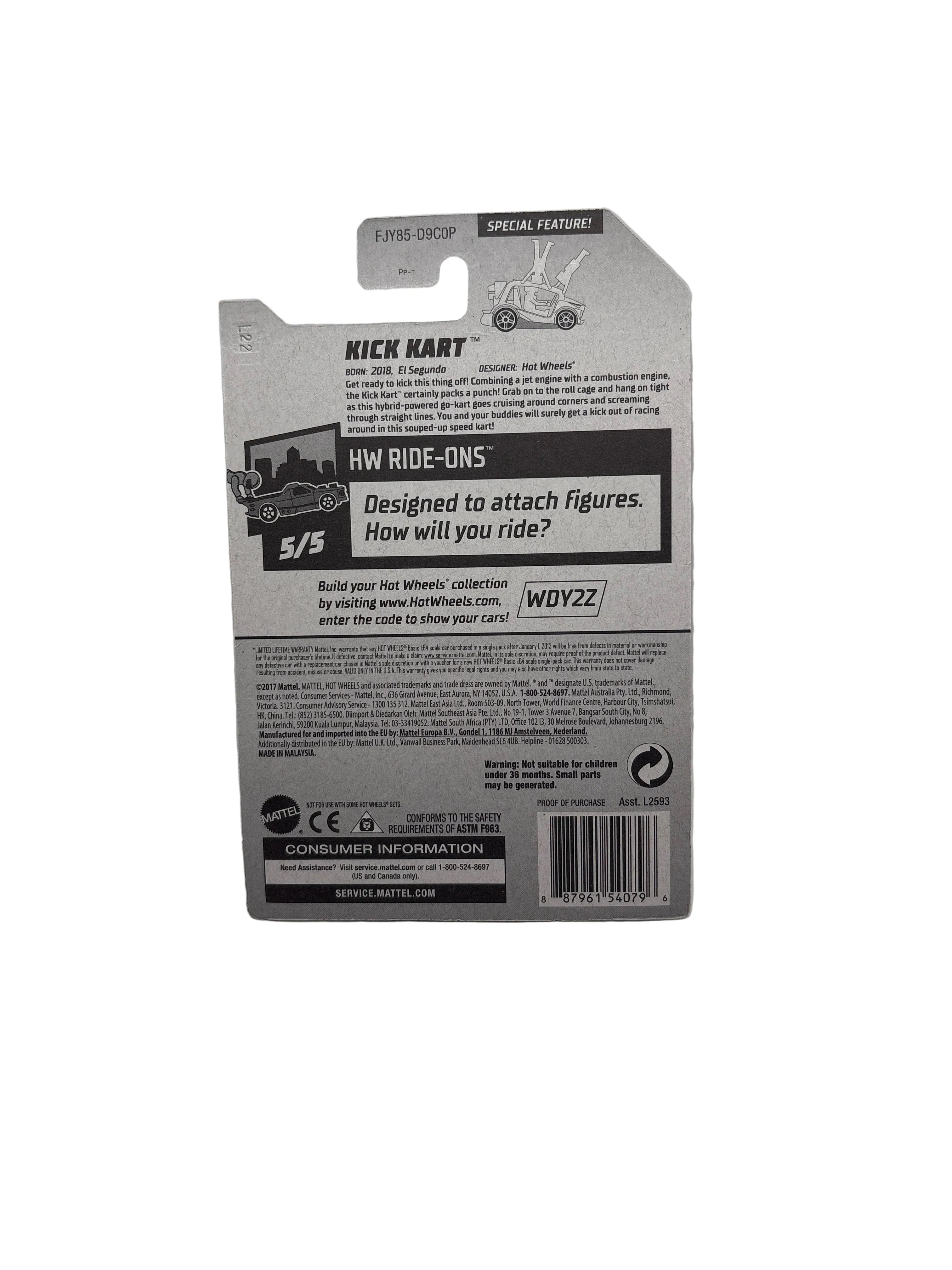 Hot Wheels Kick Kart Diecast green