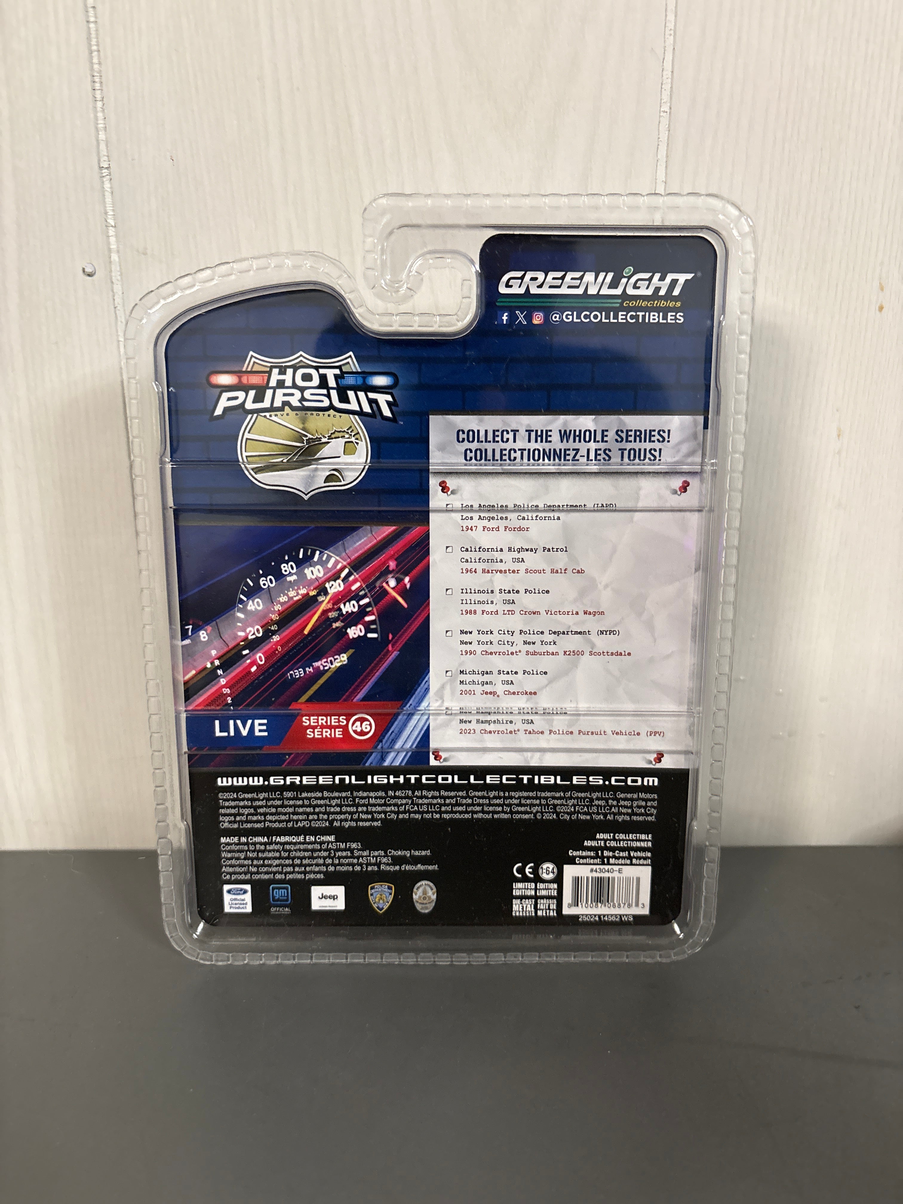 Greenlight 2001 Jeep Cherokee Diecast